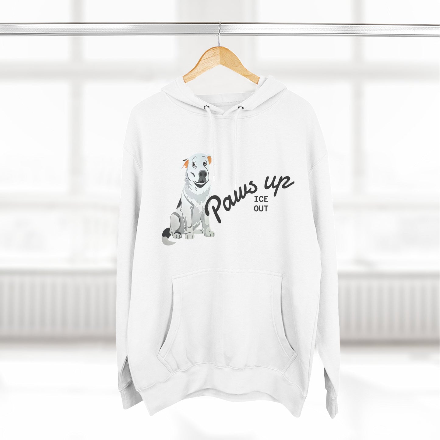 Paws Up ICE OUT Fleece Hoodie