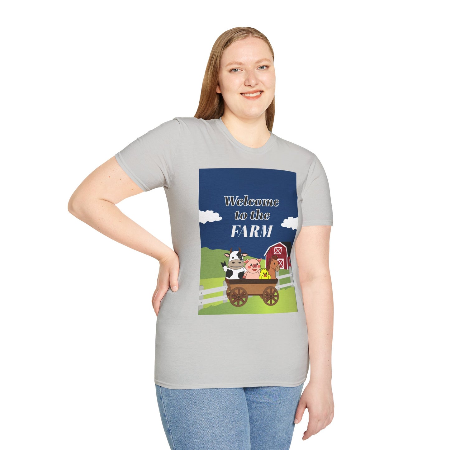 Welcome to the Farm Unisex Adult T-Shirt