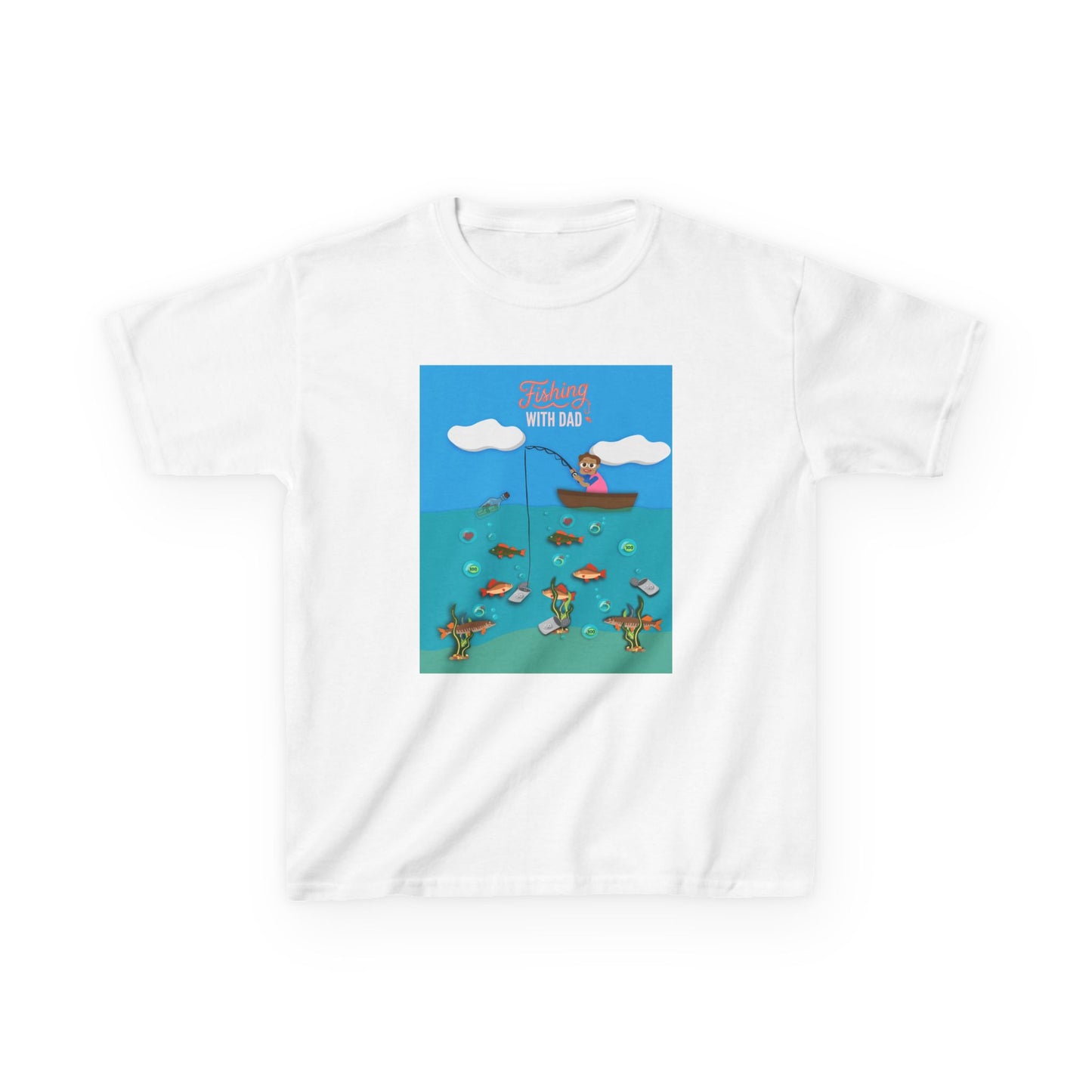 Kids Unisex "Fishing with Dad" Tee