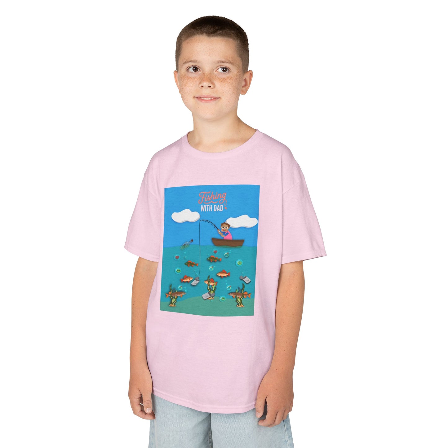 Kids Unisex "Fishing with Dad" Tee