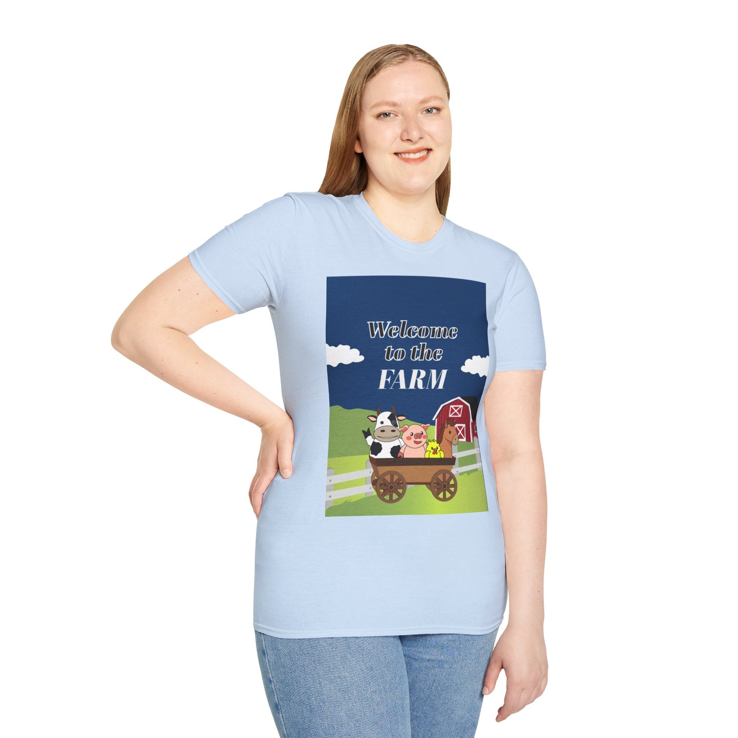 Welcome to the Farm Unisex Adult T-Shirt
