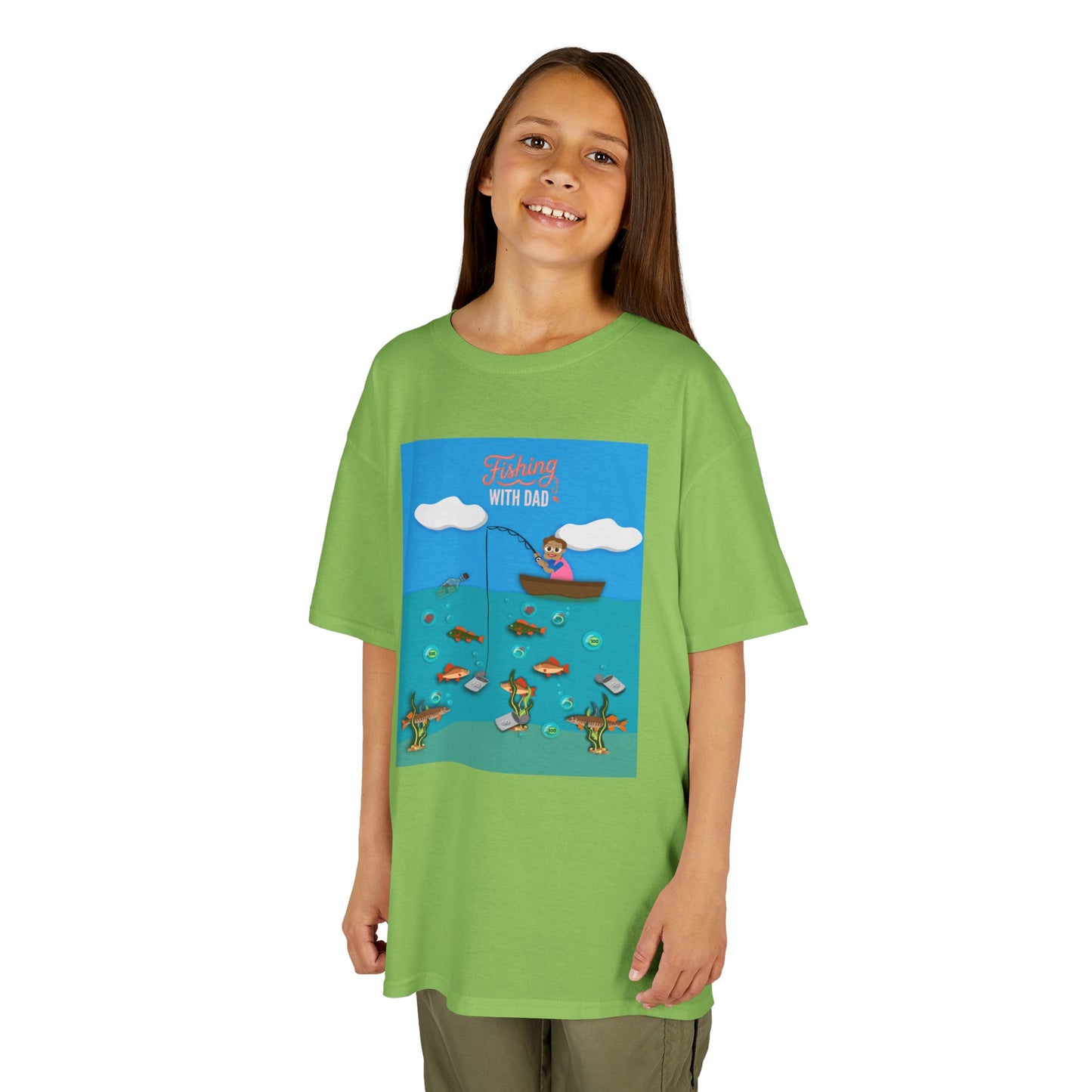 Kids Unisex "Fishing with Dad" Tee