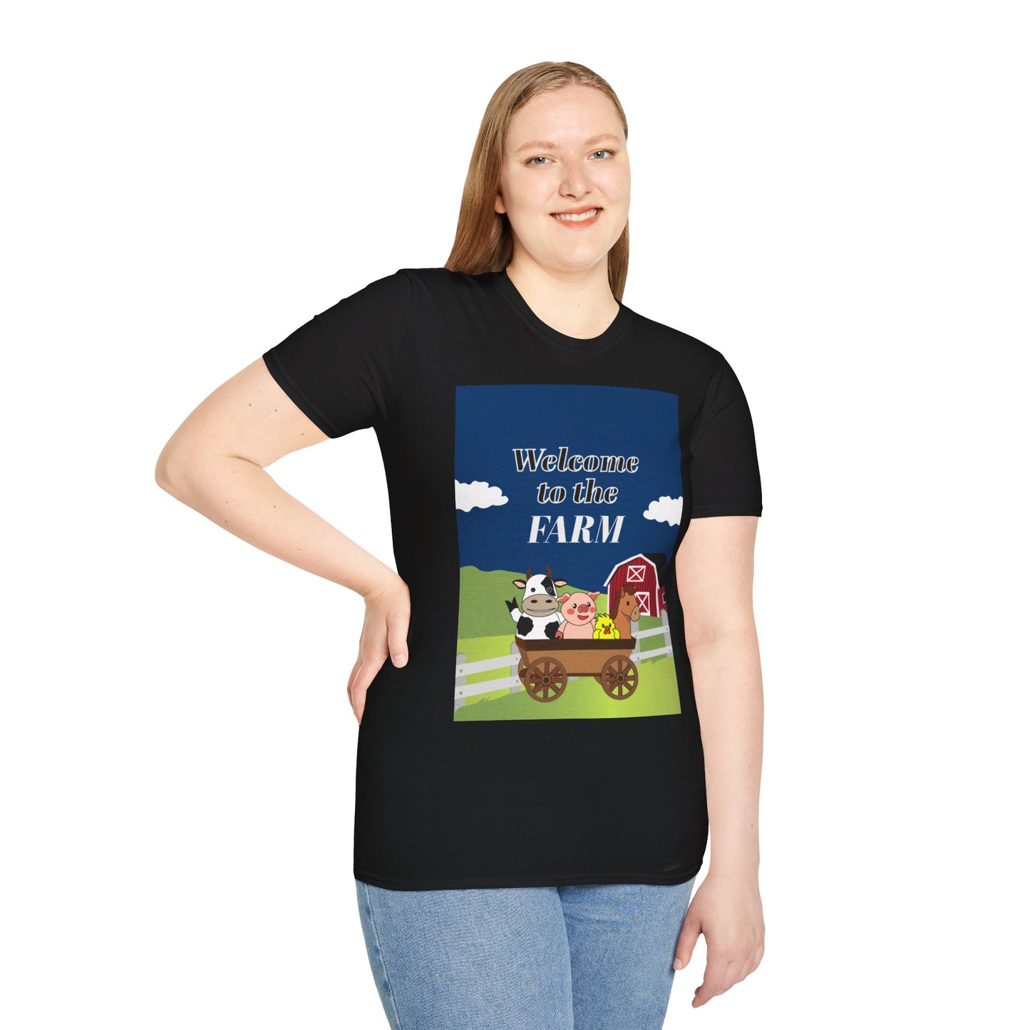 Welcome to the Farm Unisex Adult T-Shirt