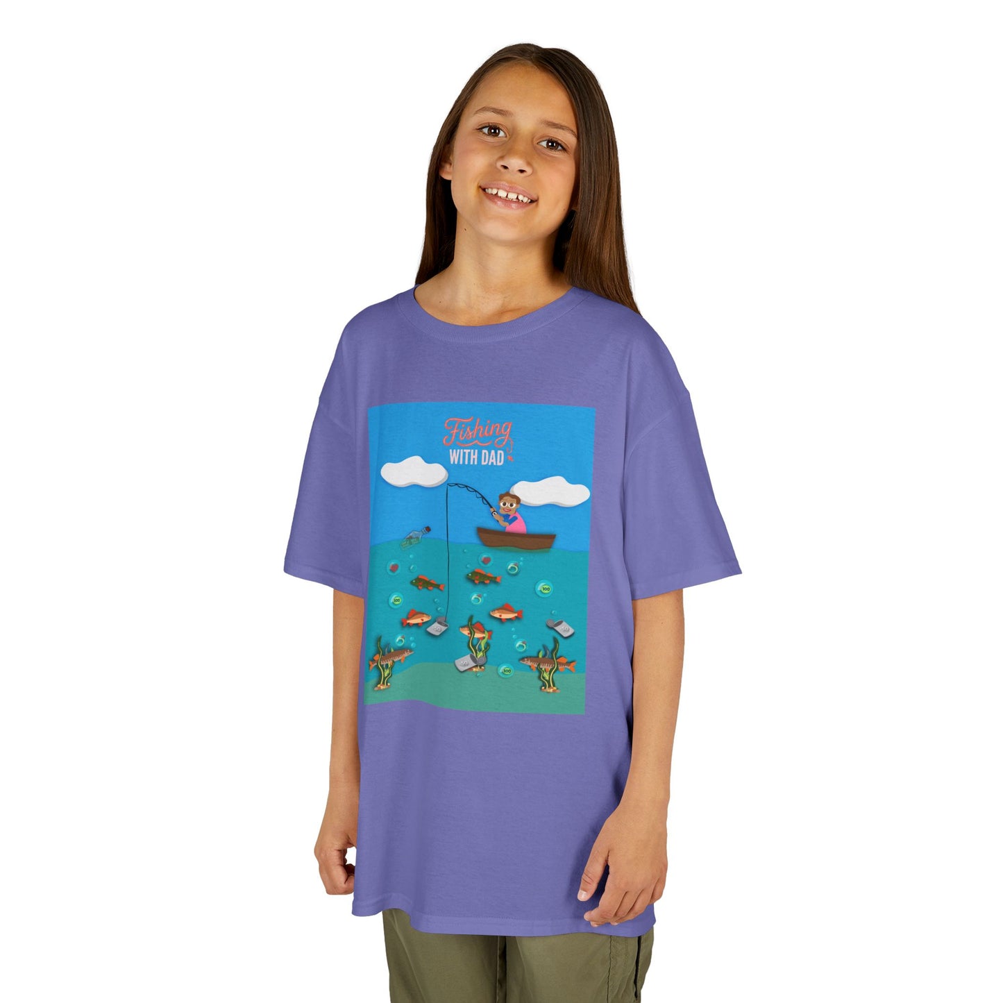 Kids Unisex "Fishing with Dad" Tee