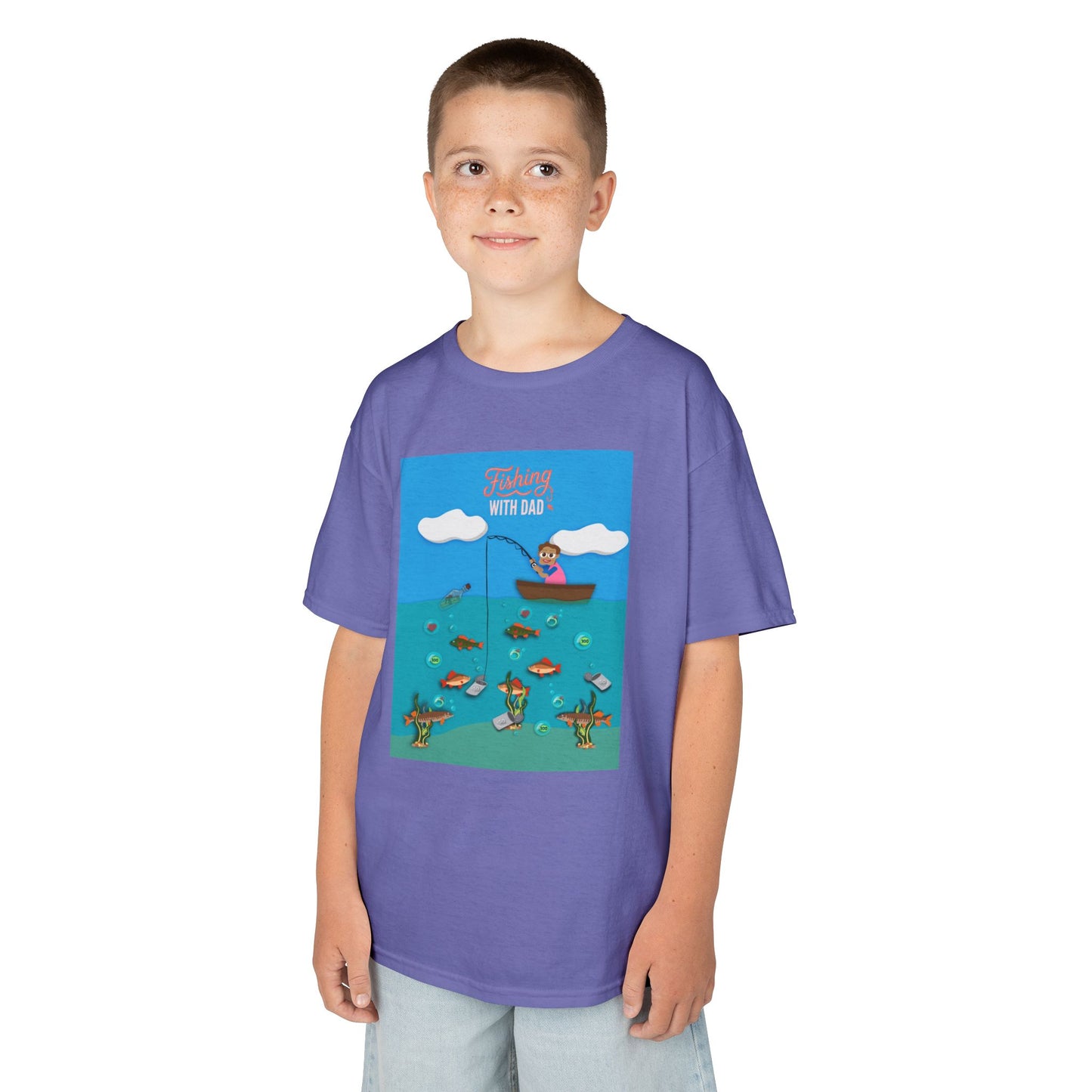 Kids Unisex "Fishing with Dad" Tee