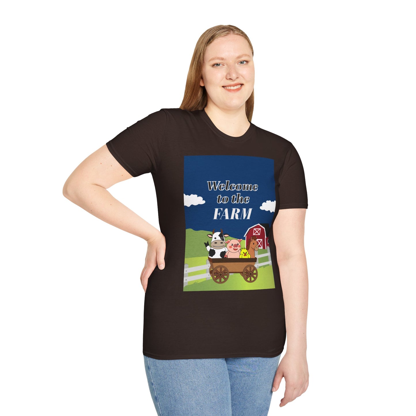 Welcome to the Farm Unisex Adult T-Shirt