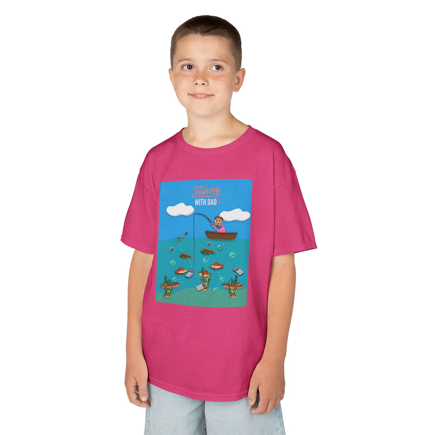 Kids Unisex "Fishing with Dad" Tee