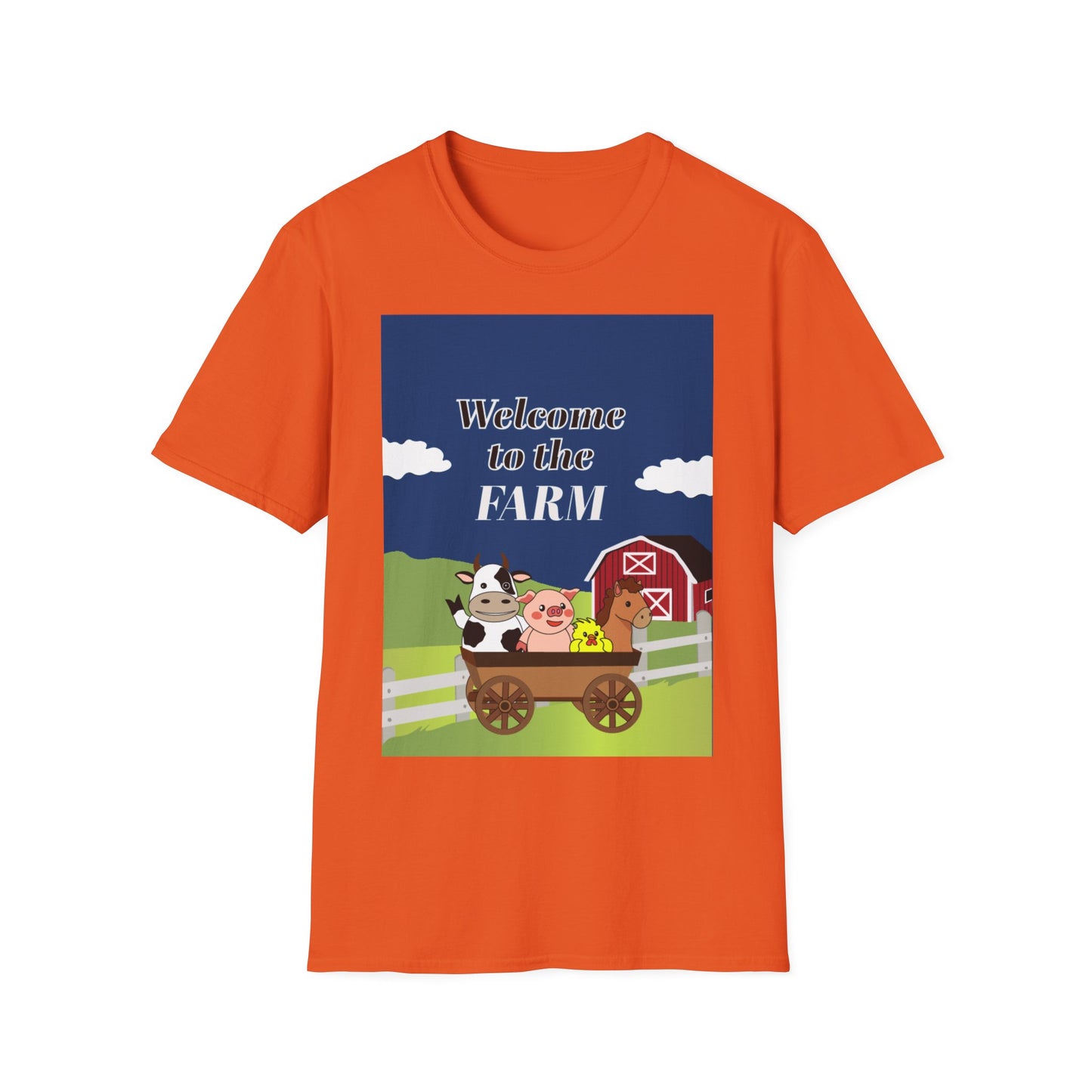 Welcome to the Farm Unisex Adult T-Shirt
