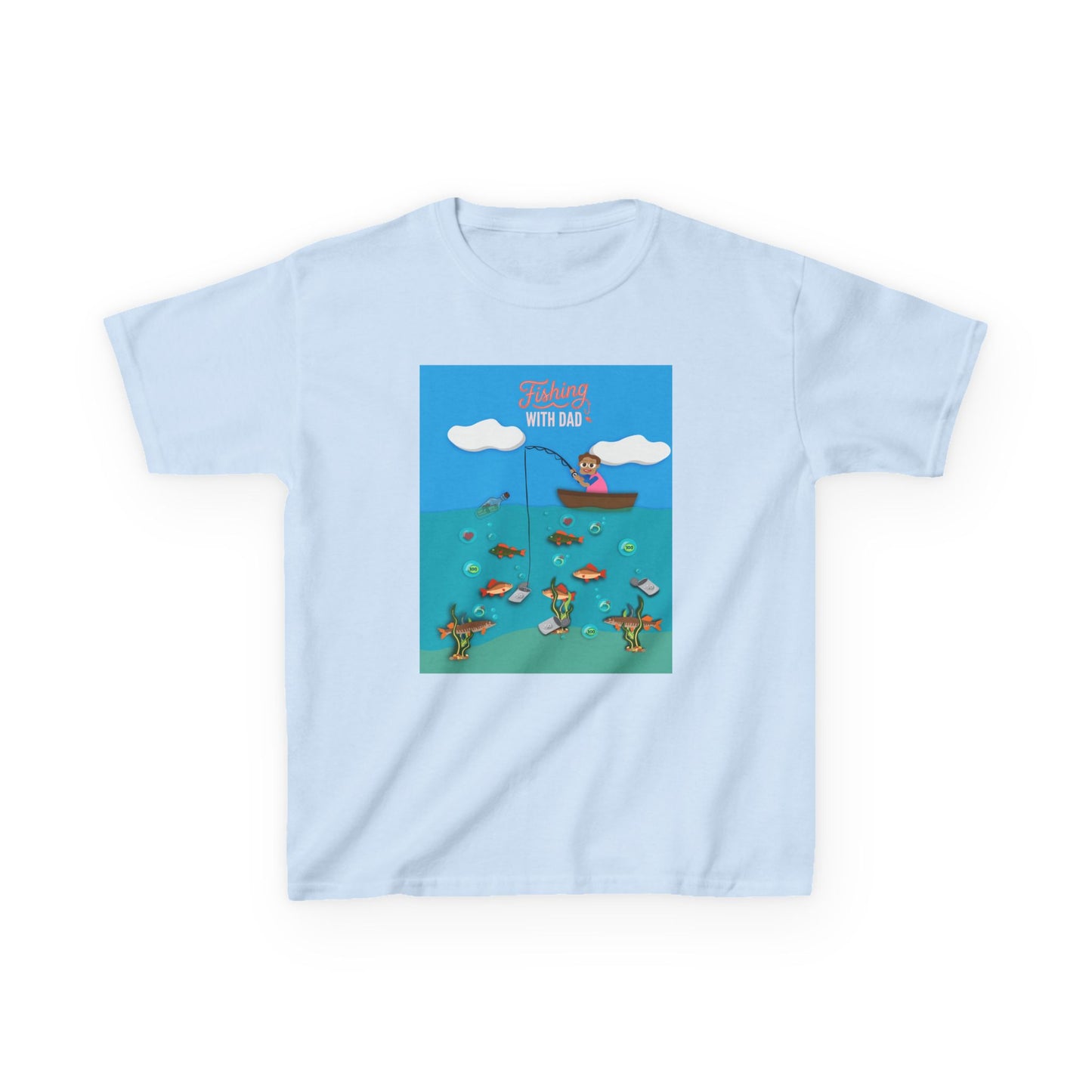 Kids Unisex "Fishing with Dad" Tee