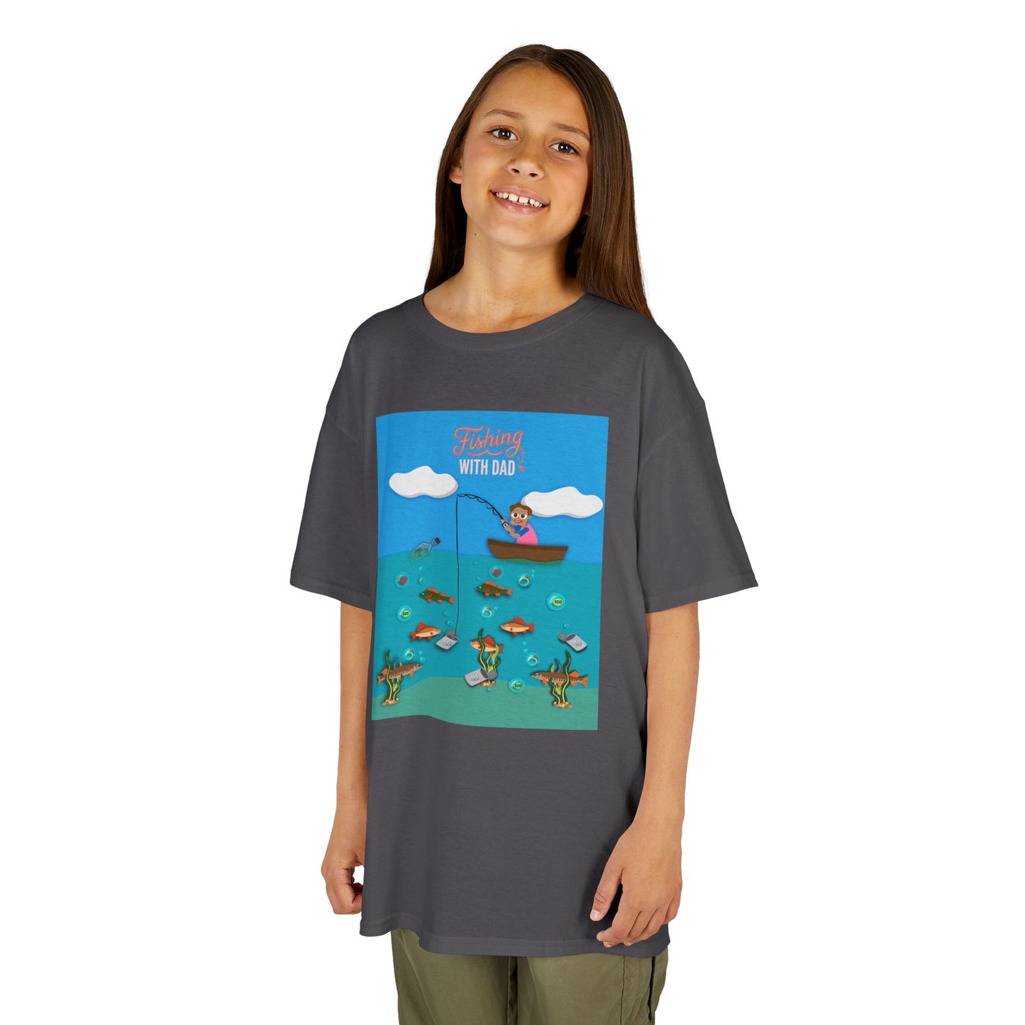 Kids Unisex "Fishing with Dad" Tee