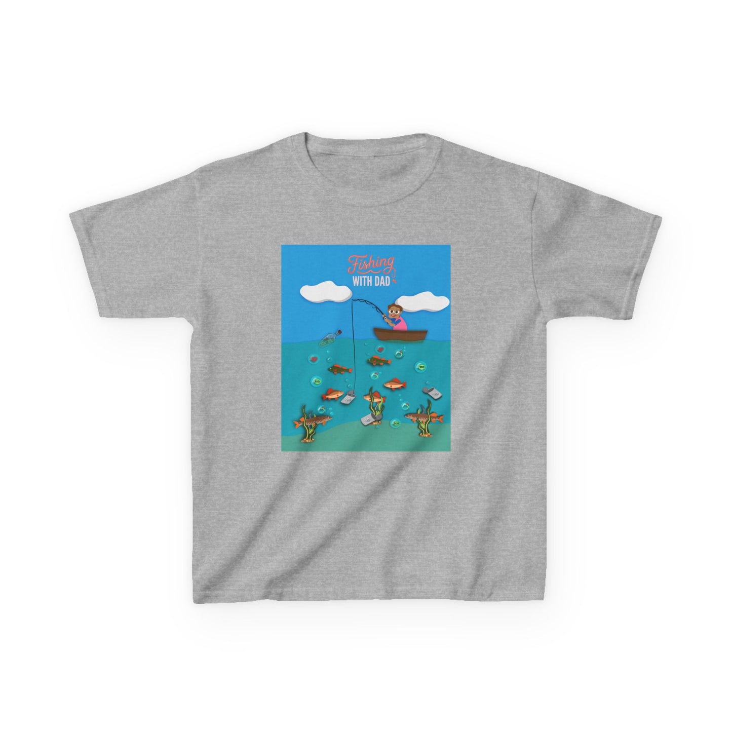 Kids Unisex "Fishing with Dad" Tee