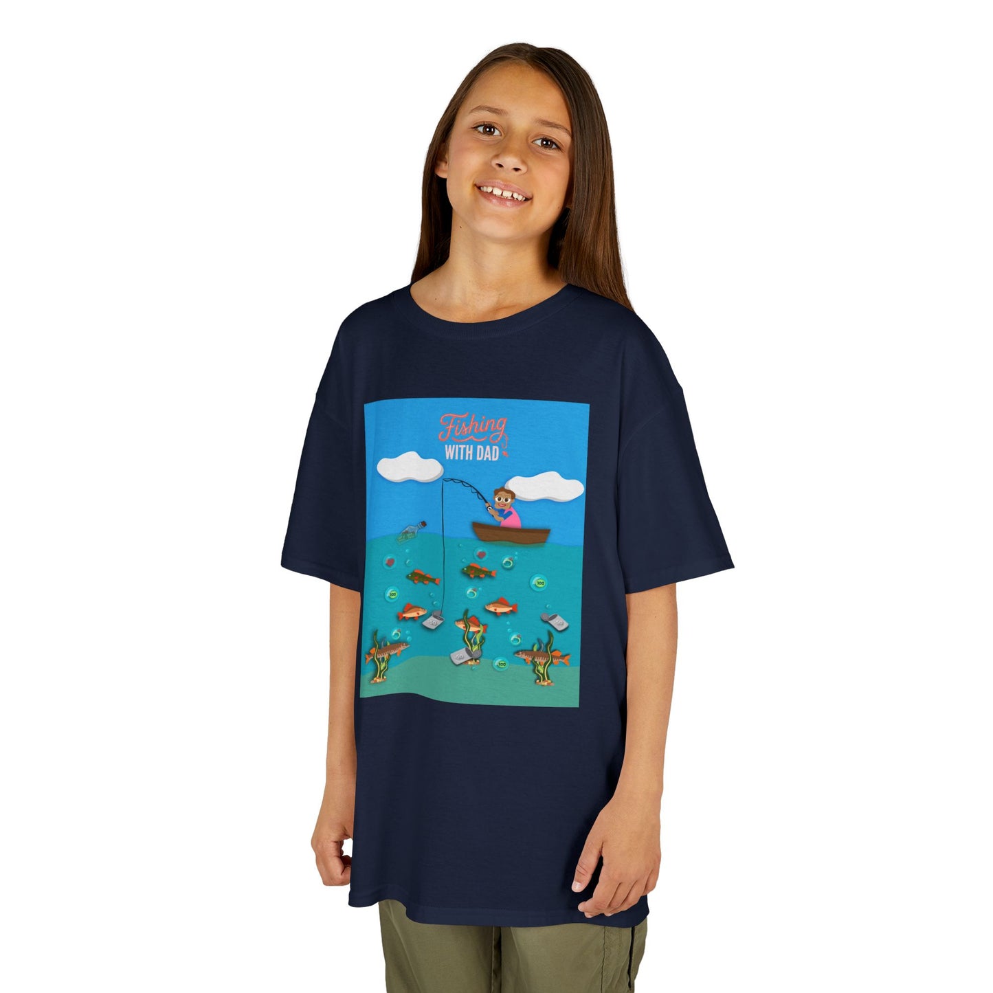Kids Unisex "Fishing with Dad" Tee