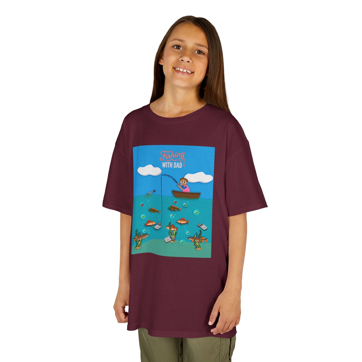 Kids Unisex "Fishing with Dad" Tee