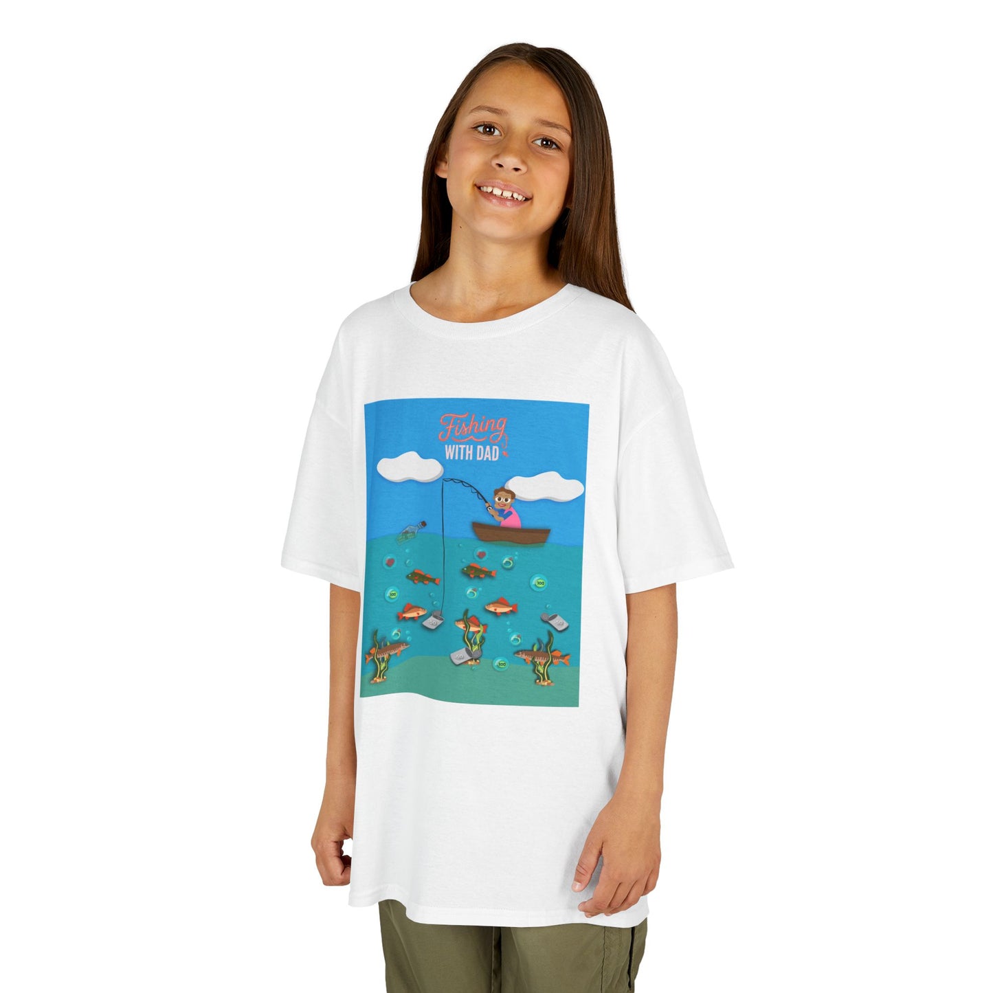 Kids Unisex "Fishing with Dad" Tee