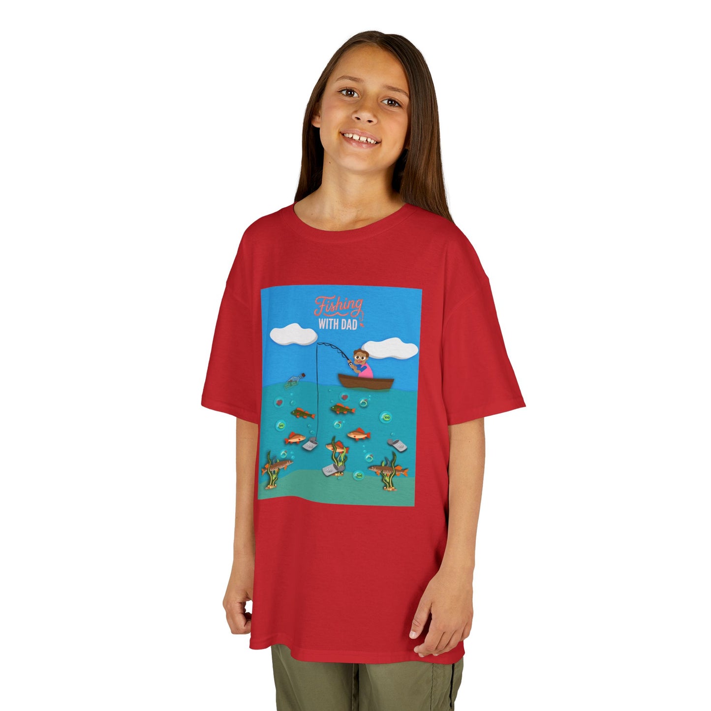 Kids Unisex "Fishing with Dad" Tee