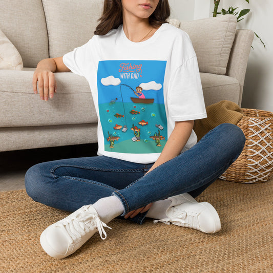 “Fishing With Dad” Unisex Adult T-Shirt