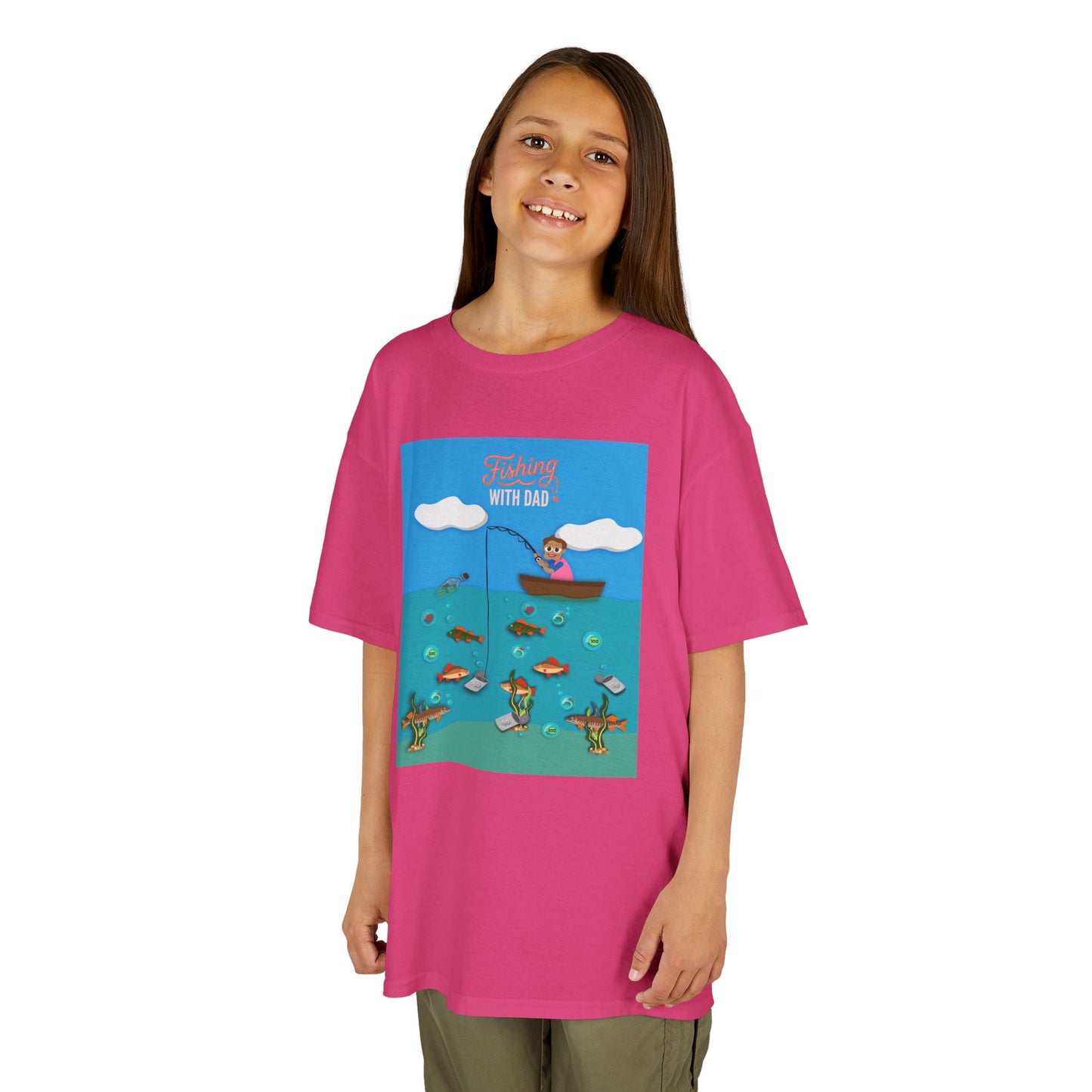 Kids Unisex "Fishing with Dad" Tee