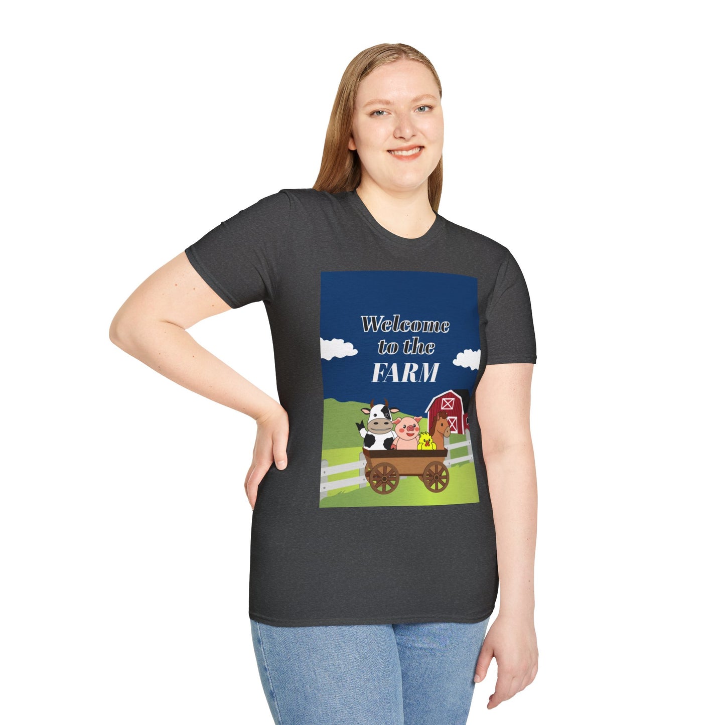 Welcome to the Farm Unisex Adult T-Shirt
