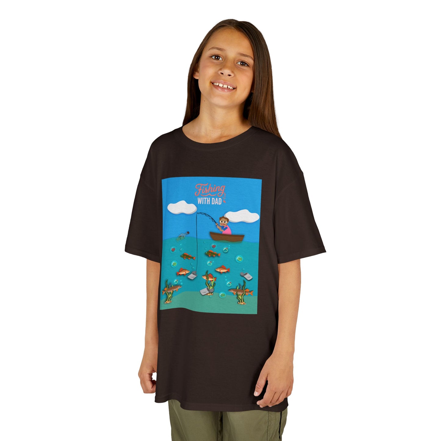 Kids Unisex "Fishing with Dad" Tee