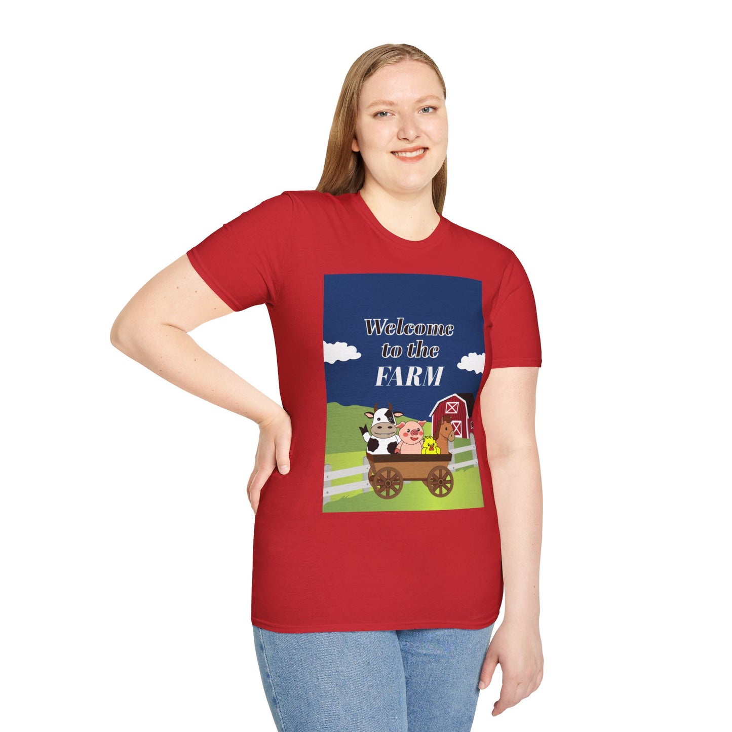Welcome to the Farm Unisex Adult T-Shirt