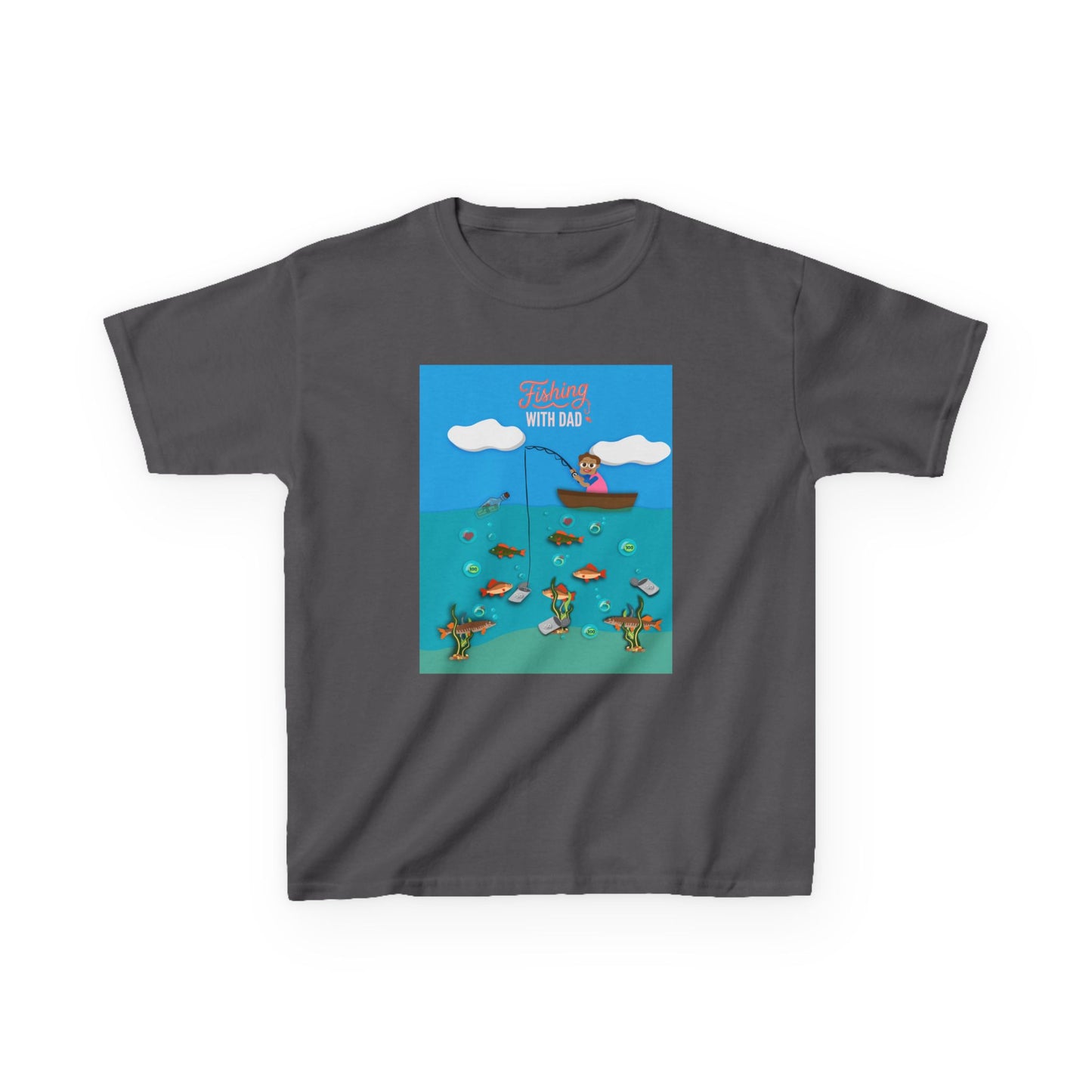 Kids Unisex "Fishing with Dad" Tee