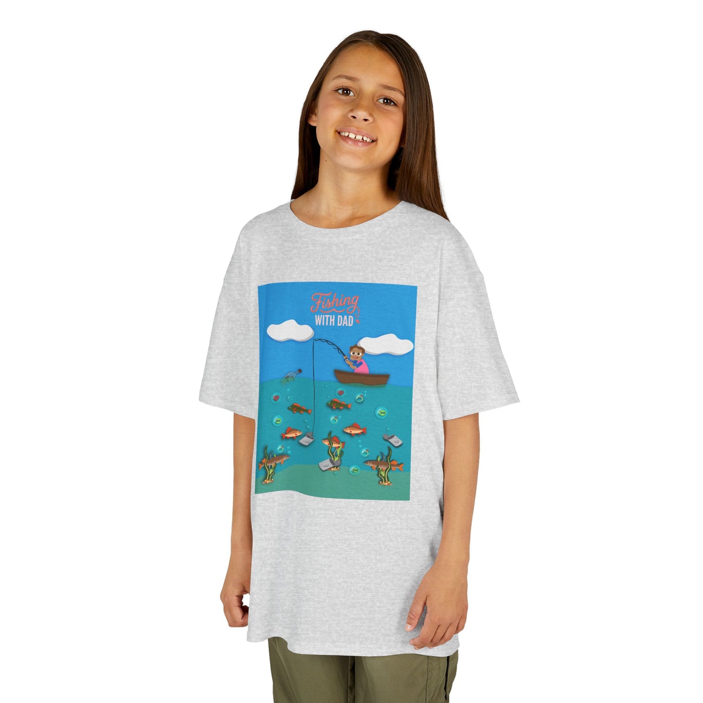 Kids Unisex "Fishing with Dad" Tee