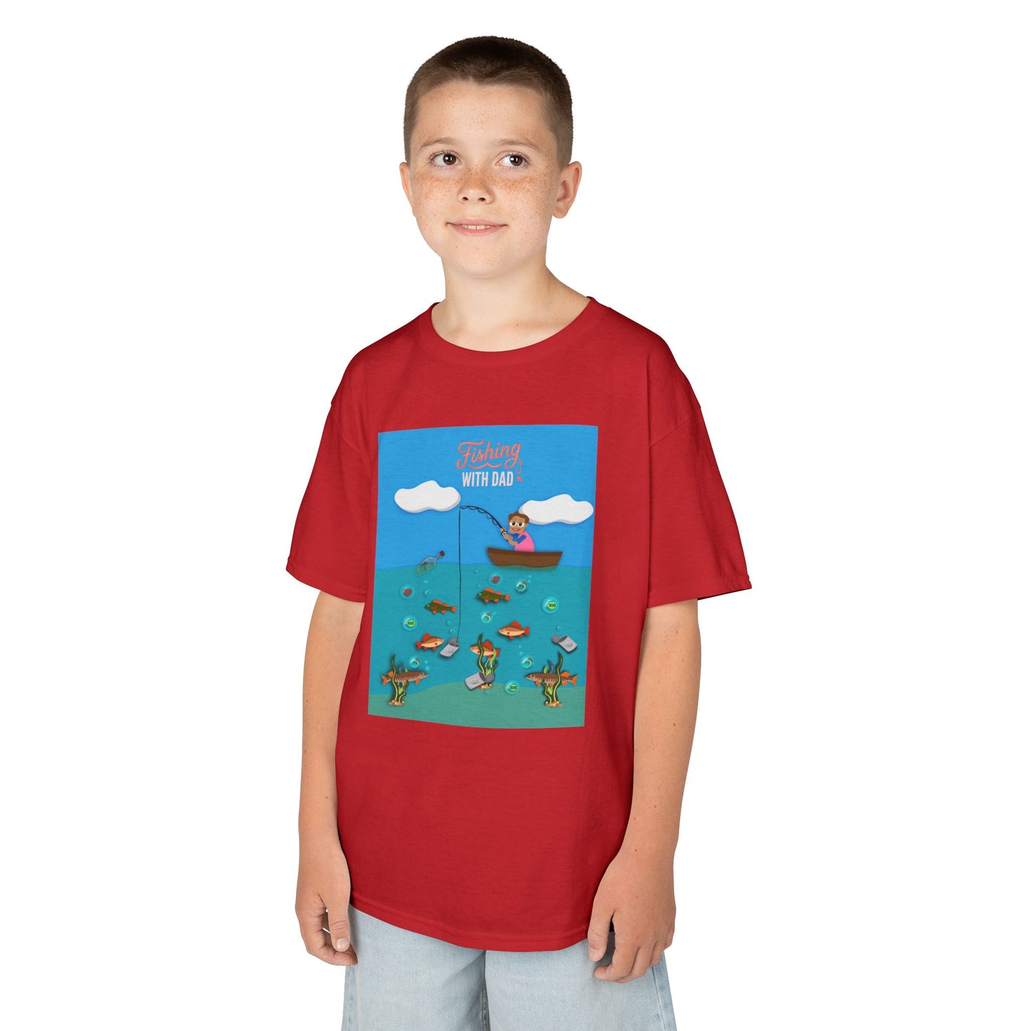 Kids Unisex "Fishing with Dad" Tee