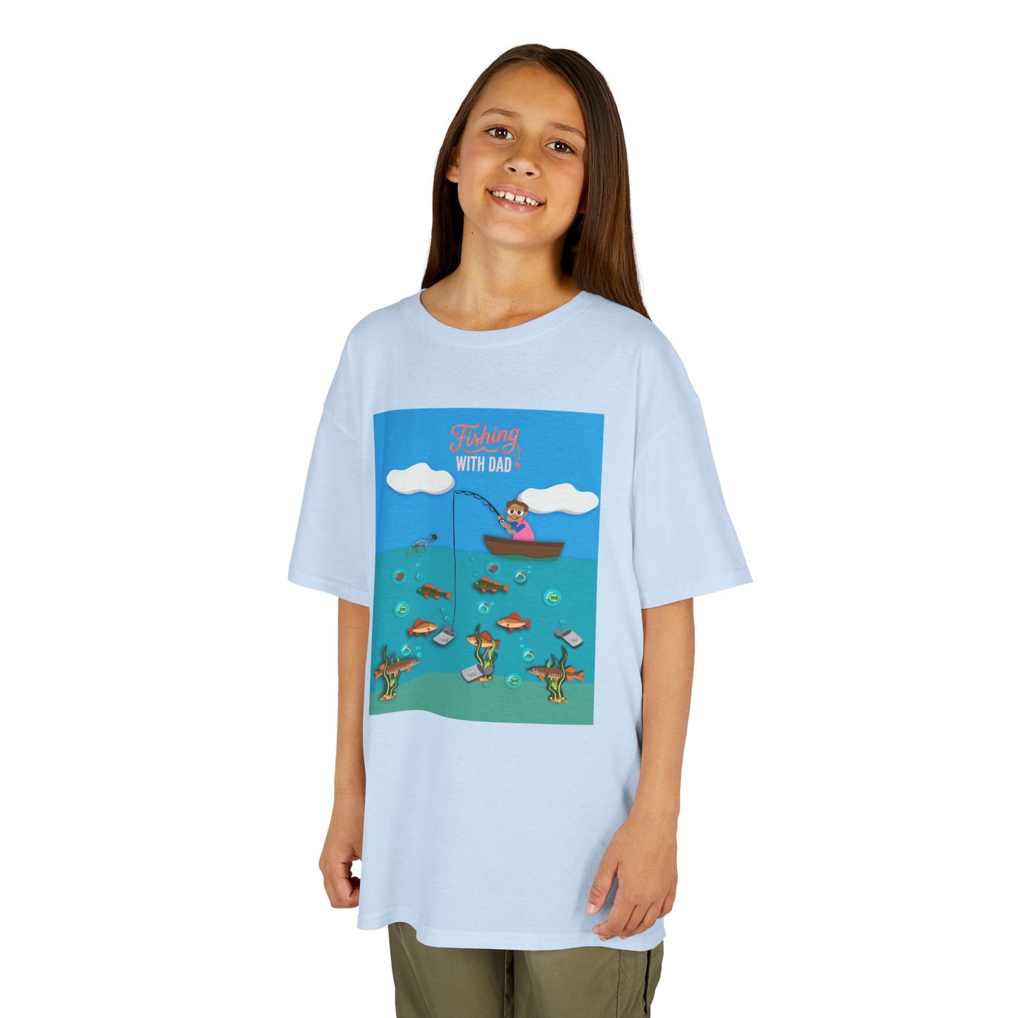 Kids Unisex "Fishing with Dad" Tee