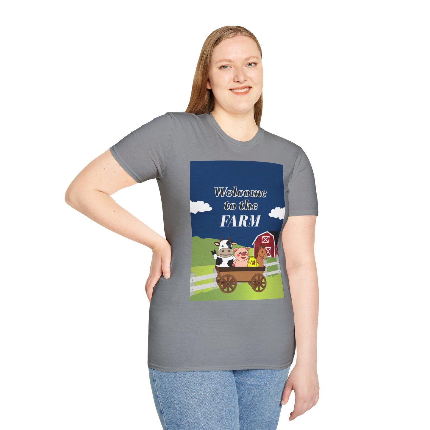 Welcome to the Farm Unisex Adult T-Shirt
