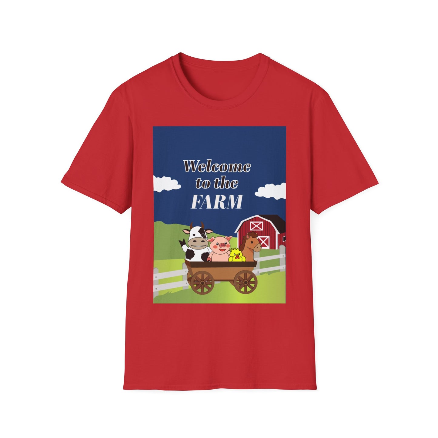Welcome to the Farm Unisex Adult T-Shirt