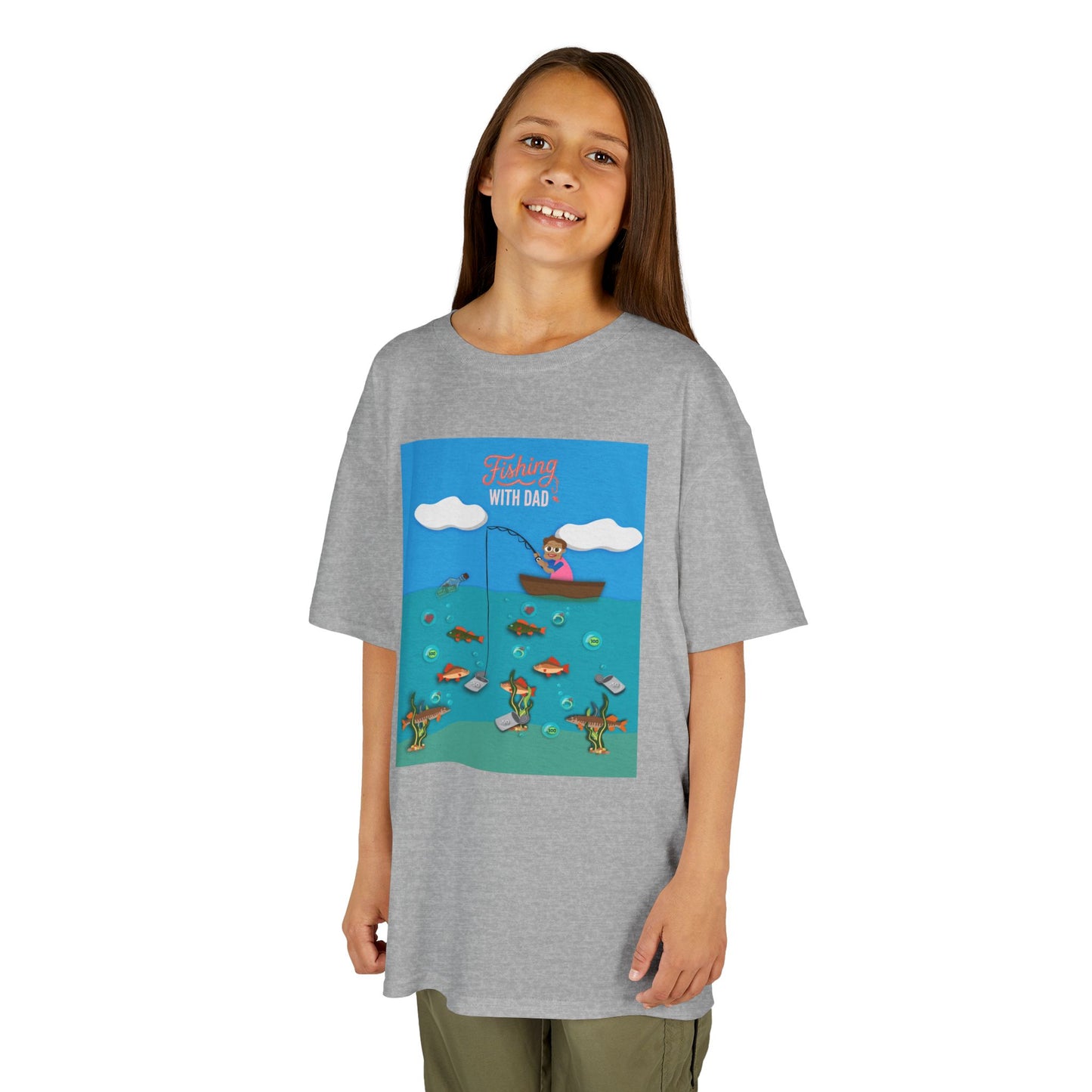 Kids Unisex "Fishing with Dad" Tee