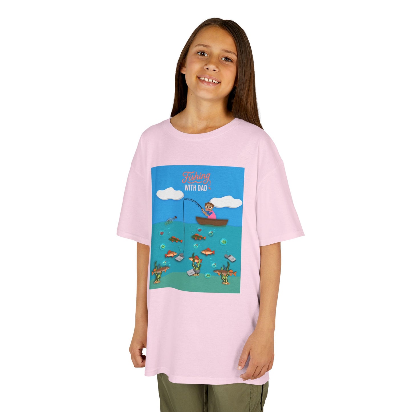 Kids Unisex "Fishing with Dad" Tee