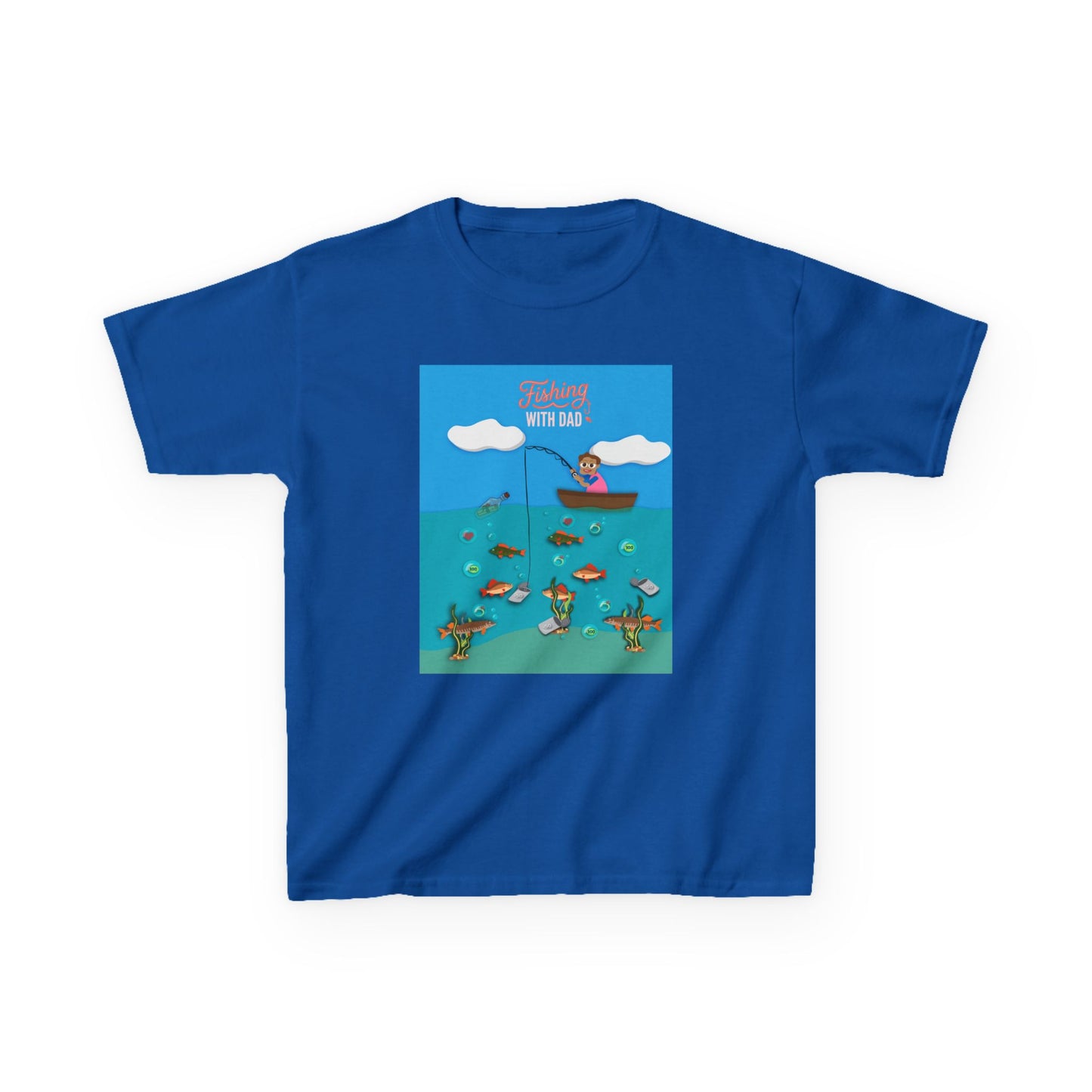 Kids Unisex "Fishing with Dad" Tee