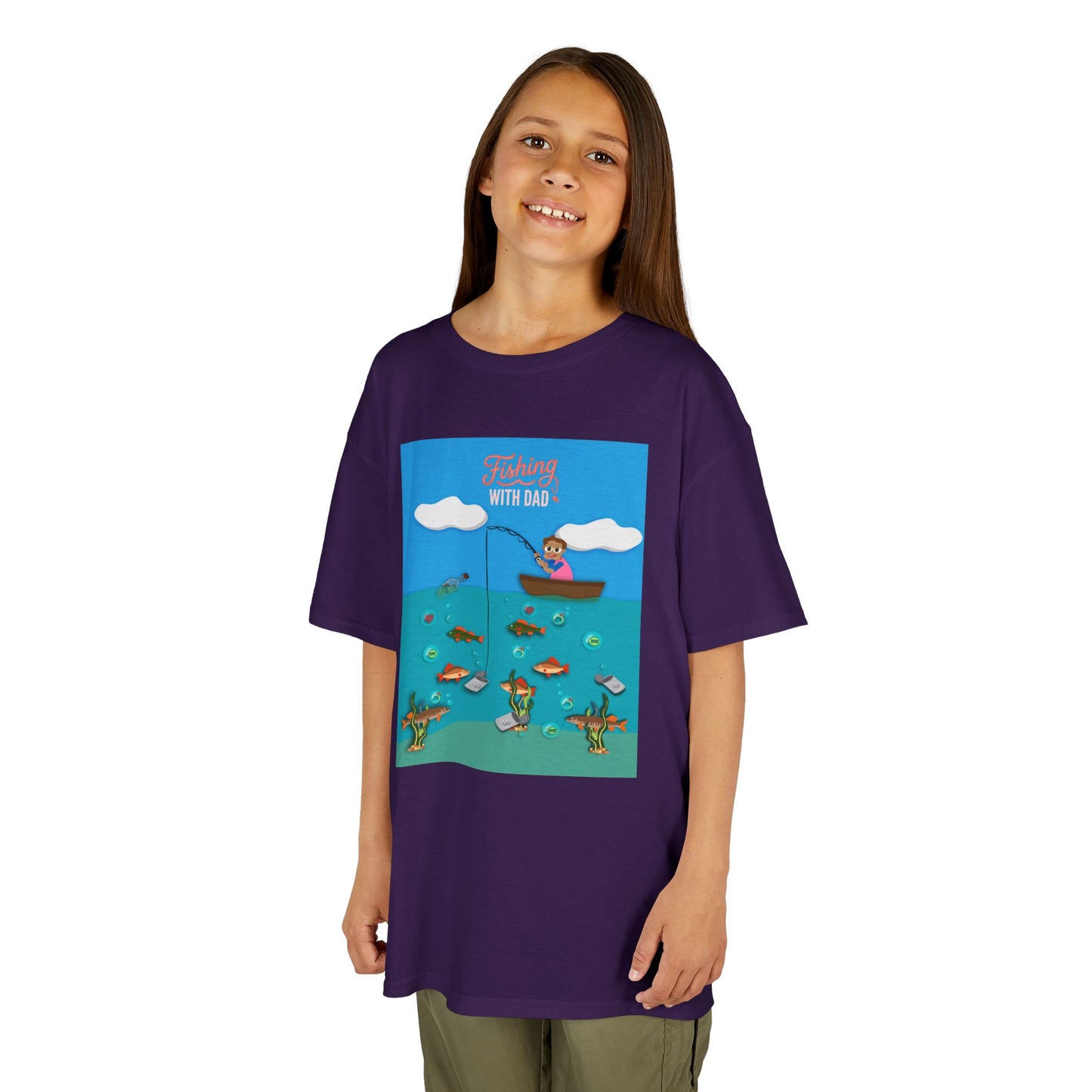 Kids Unisex "Fishing with Dad" Tee