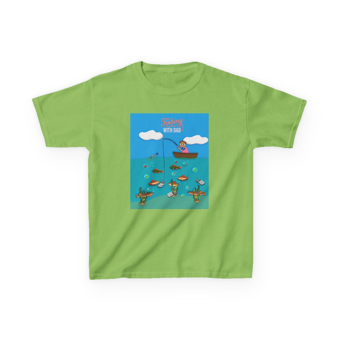 Kids Unisex "Fishing with Dad" Tee