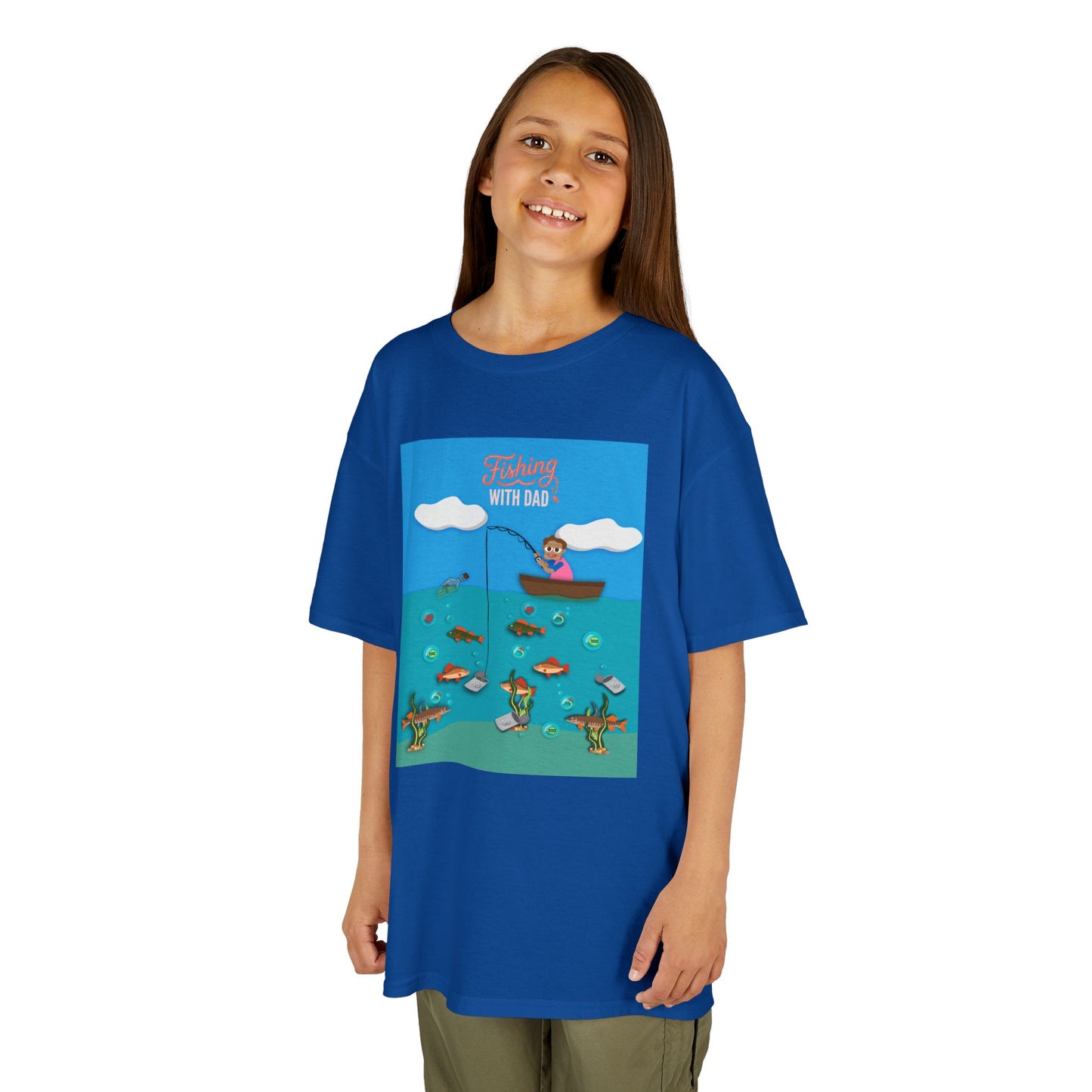 Kids Unisex "Fishing with Dad" Tee
