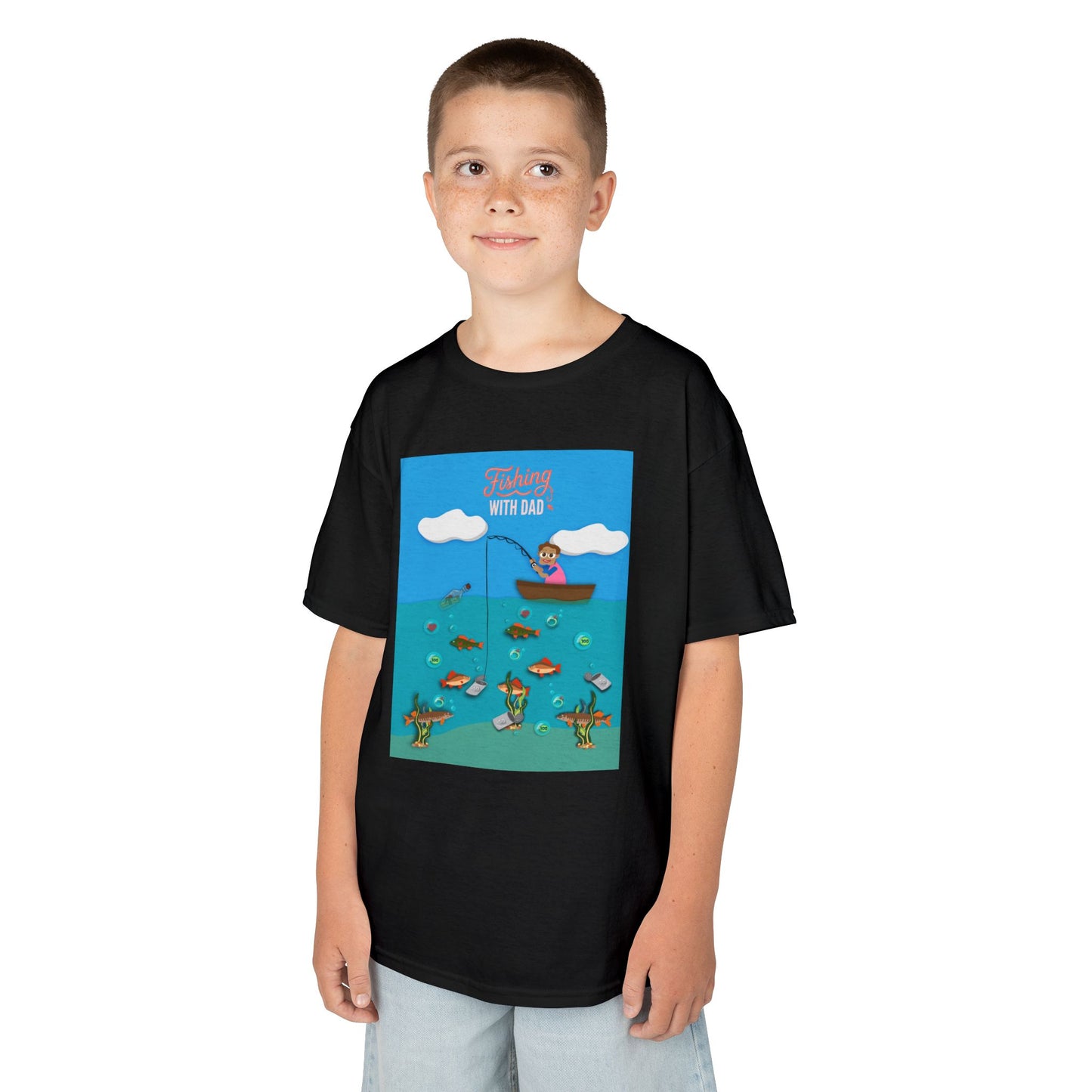 Kids Unisex "Fishing with Dad" Tee