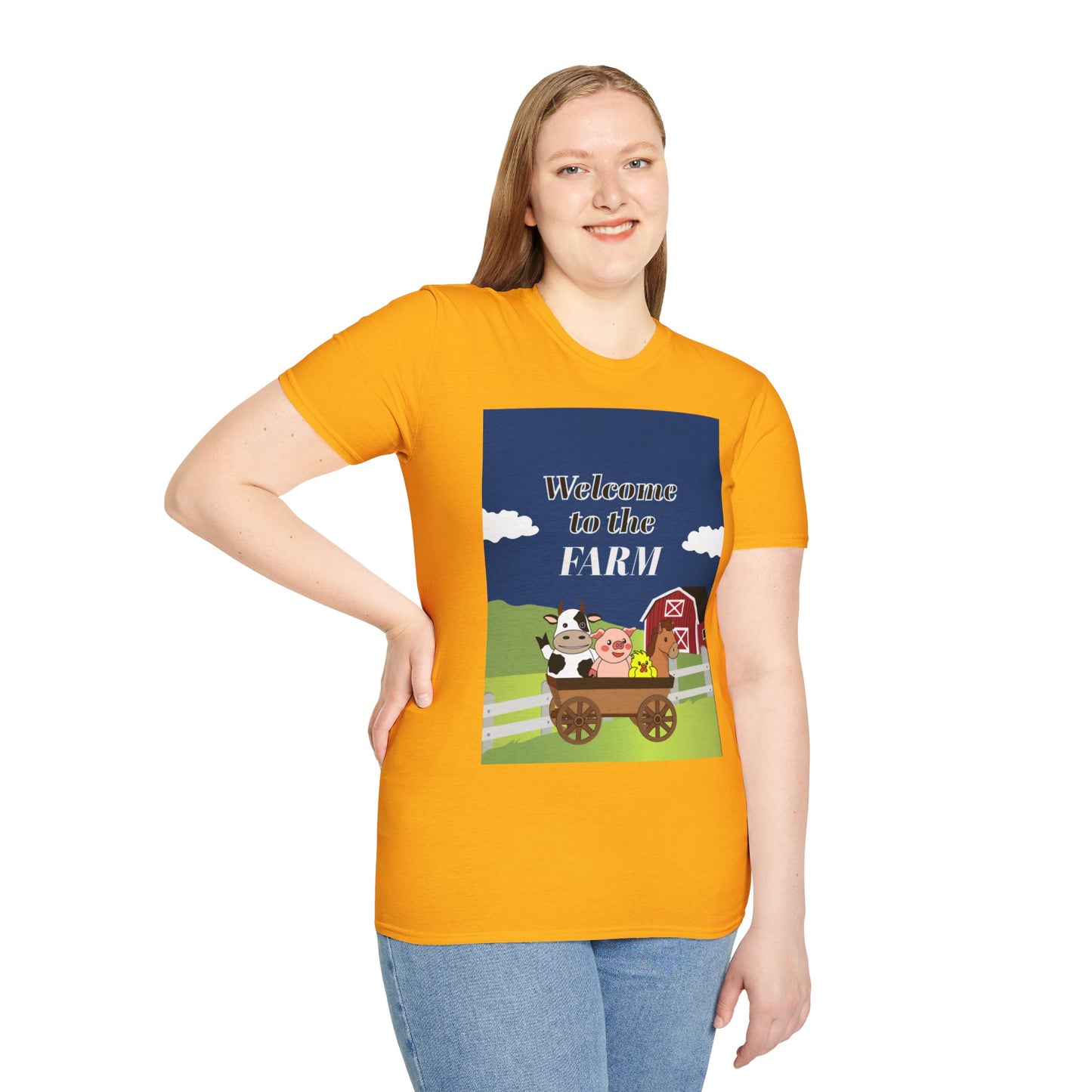 Welcome to the Farm Unisex Adult T-Shirt