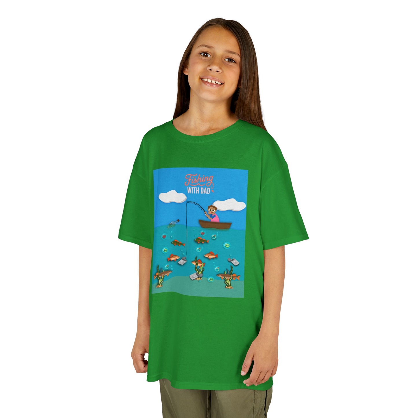 Kids Unisex "Fishing with Dad" Tee