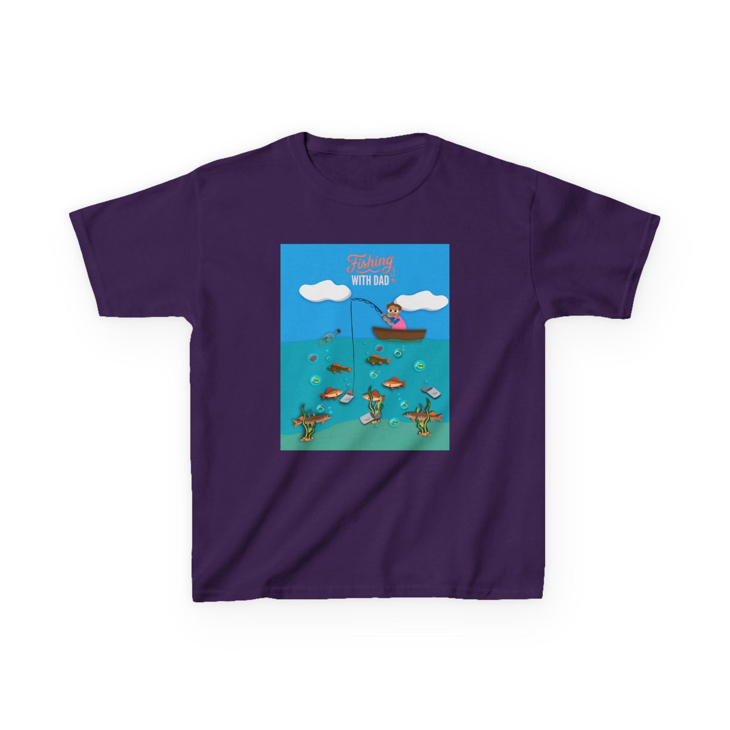 Kids Unisex "Fishing with Dad" Tee