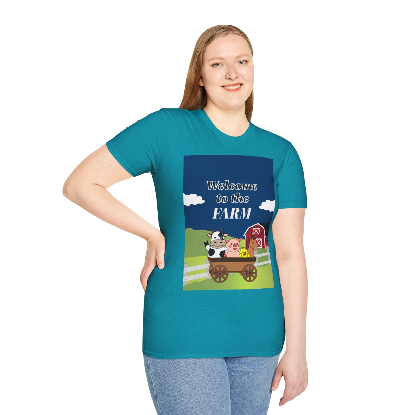Welcome to the Farm Unisex Adult T-Shirt