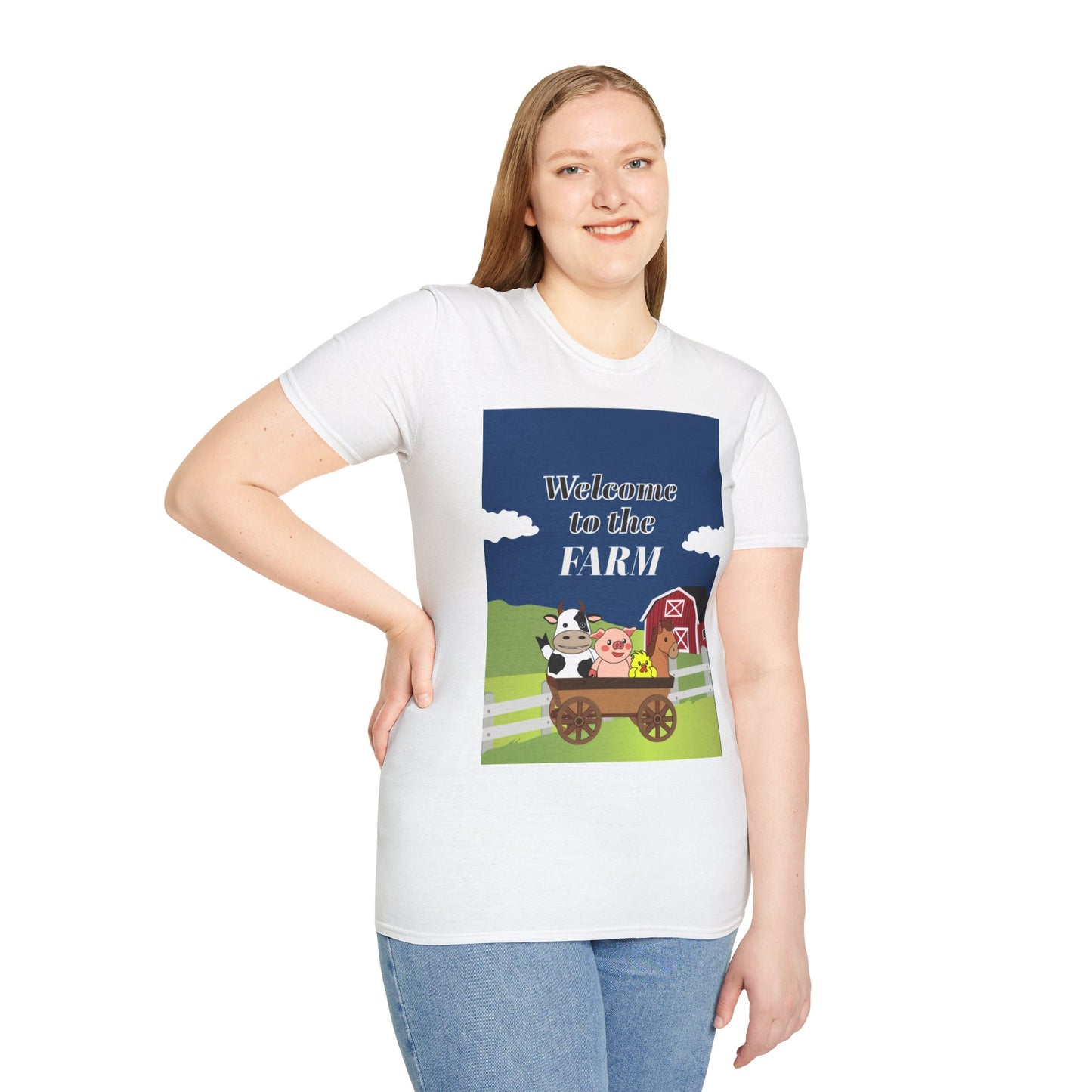 Welcome to the Farm Unisex Adult T-Shirt