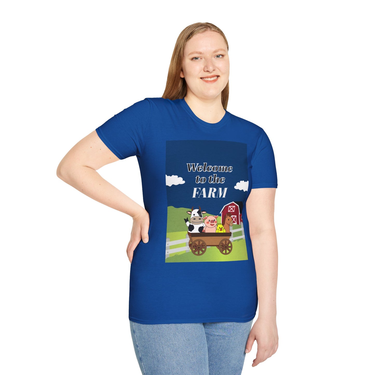 Welcome to the Farm Unisex Adult T-Shirt