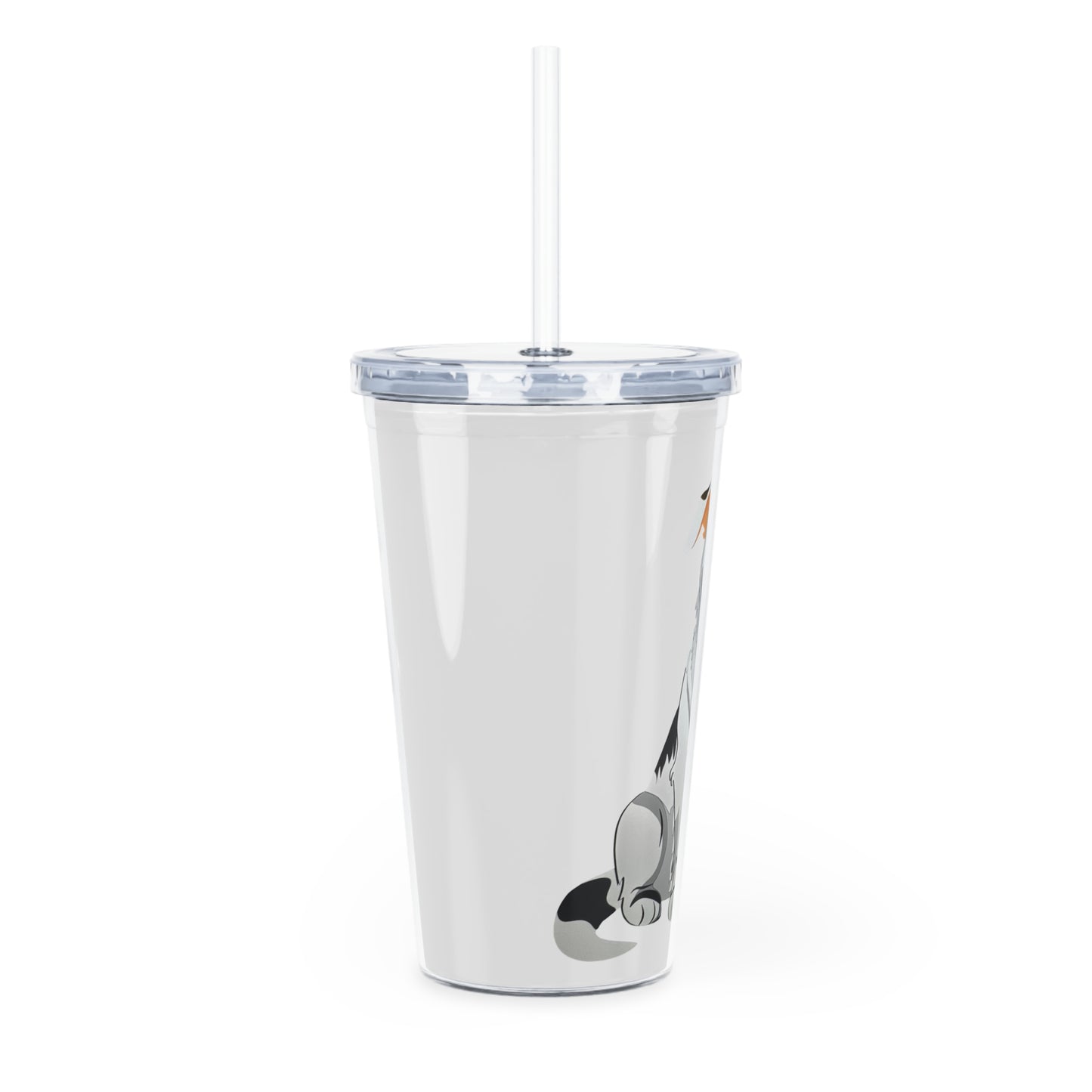 Happy Pup Tumbler with Straw
