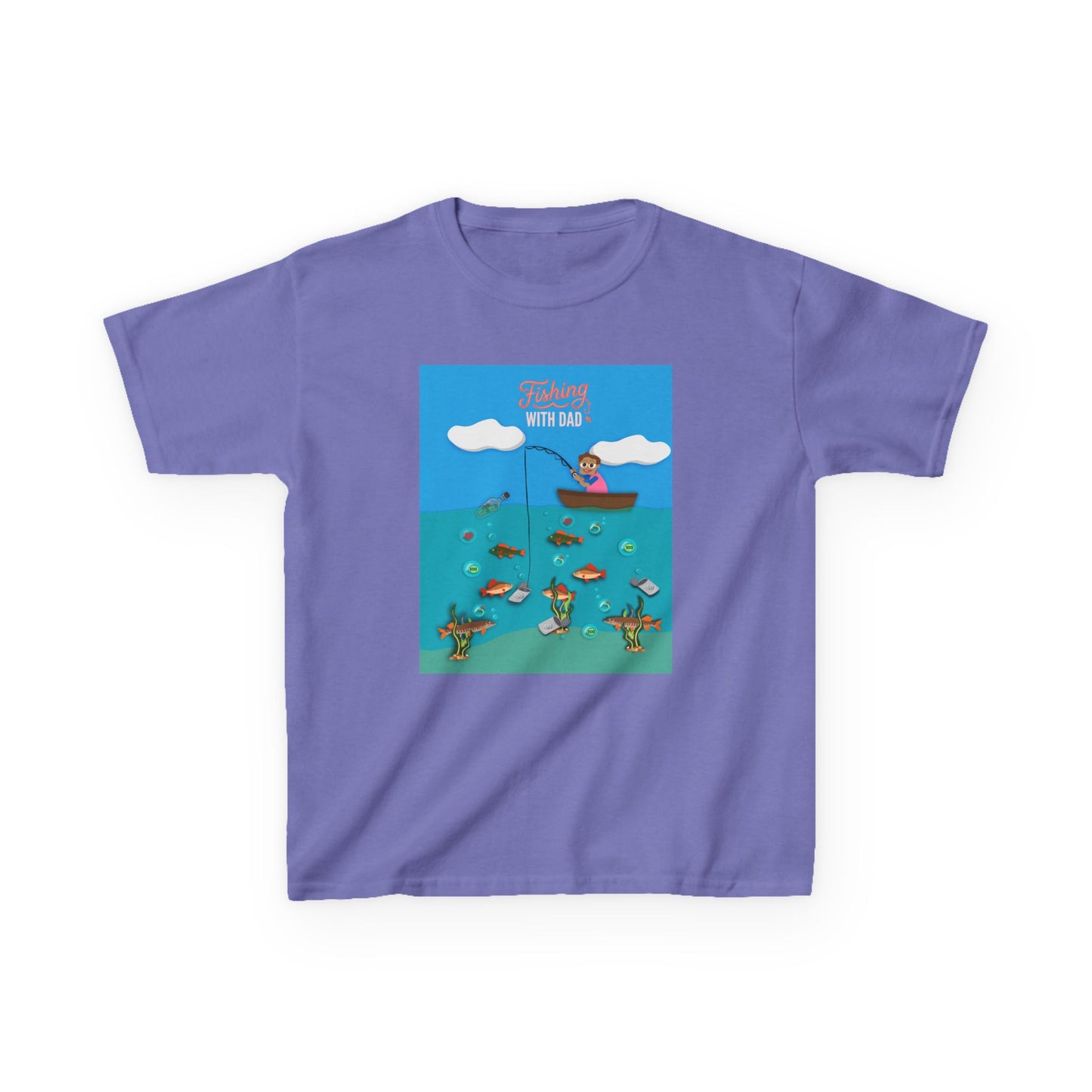 Kids Unisex "Fishing with Dad" Tee