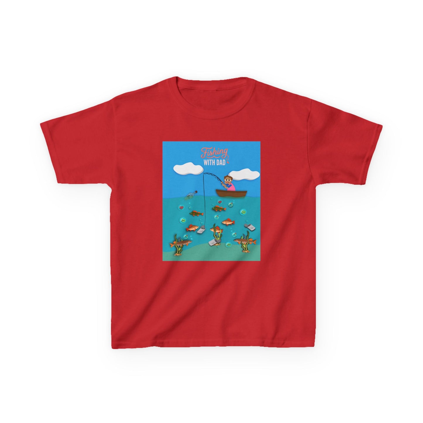 Kids Unisex "Fishing with Dad" Tee