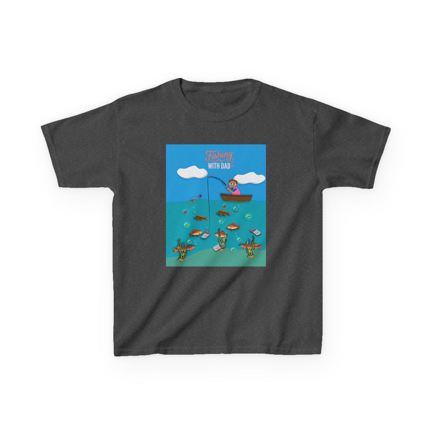 Kids Unisex "Fishing with Dad" Tee