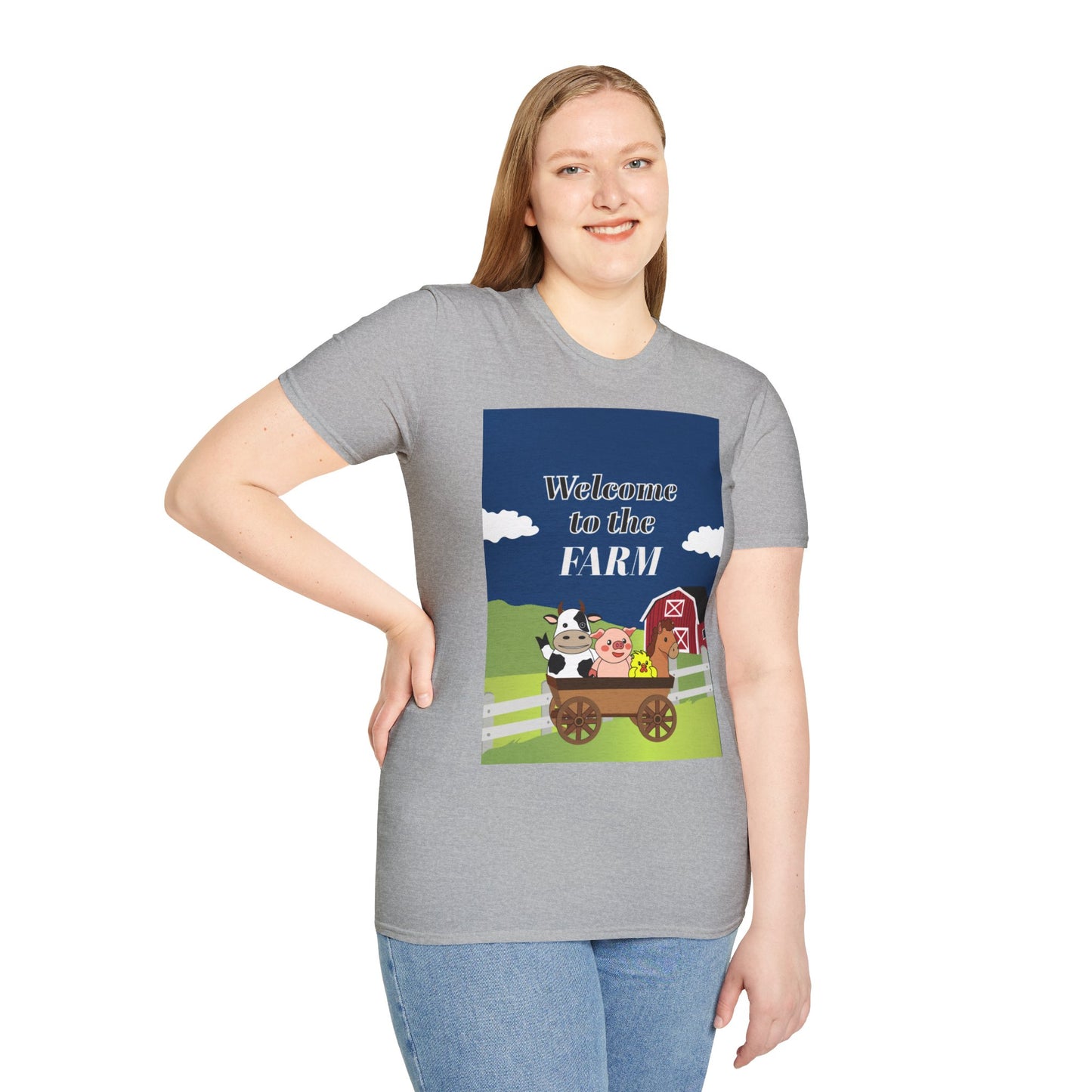 Welcome to the Farm Unisex Adult T-Shirt