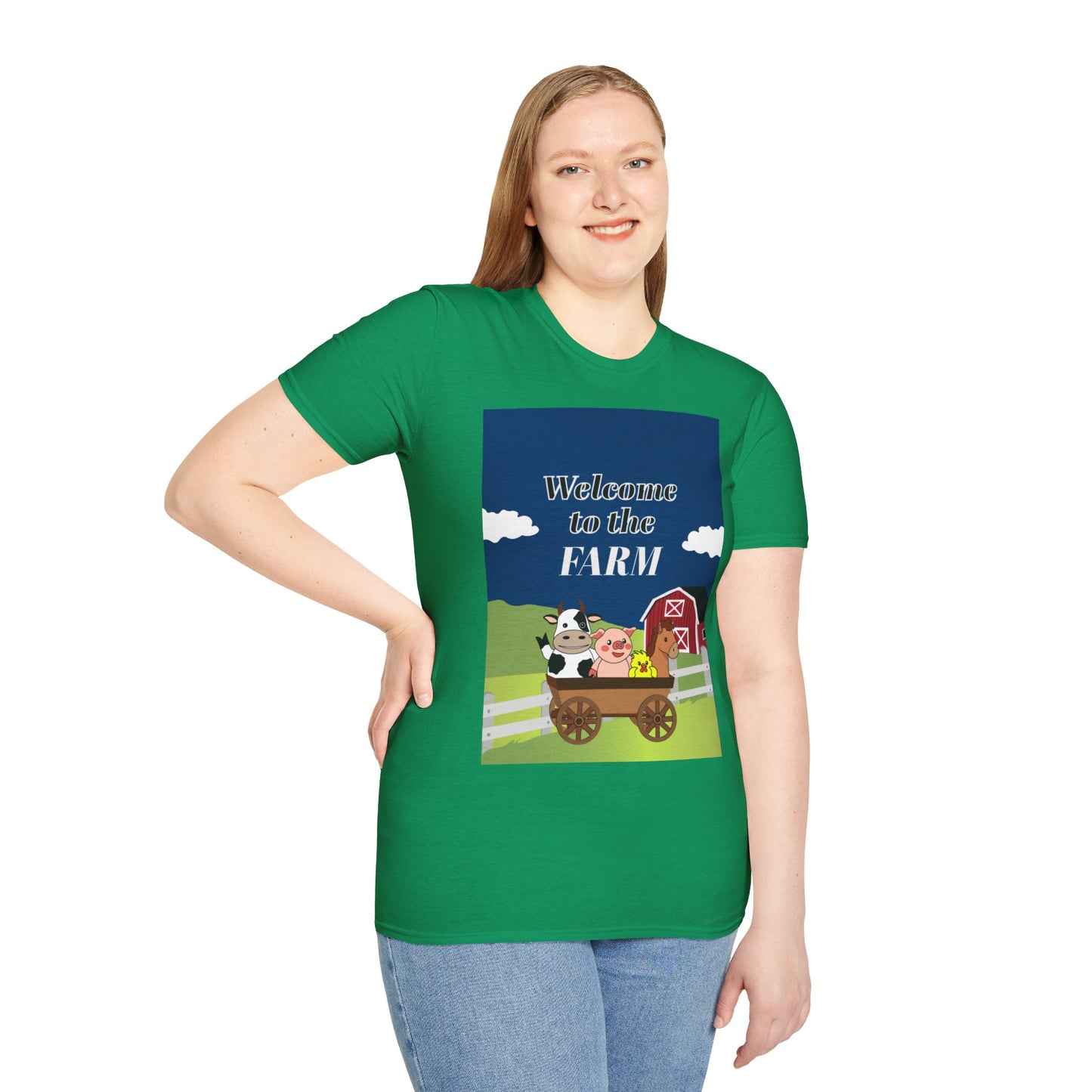 Welcome to the Farm Unisex Adult T-Shirt