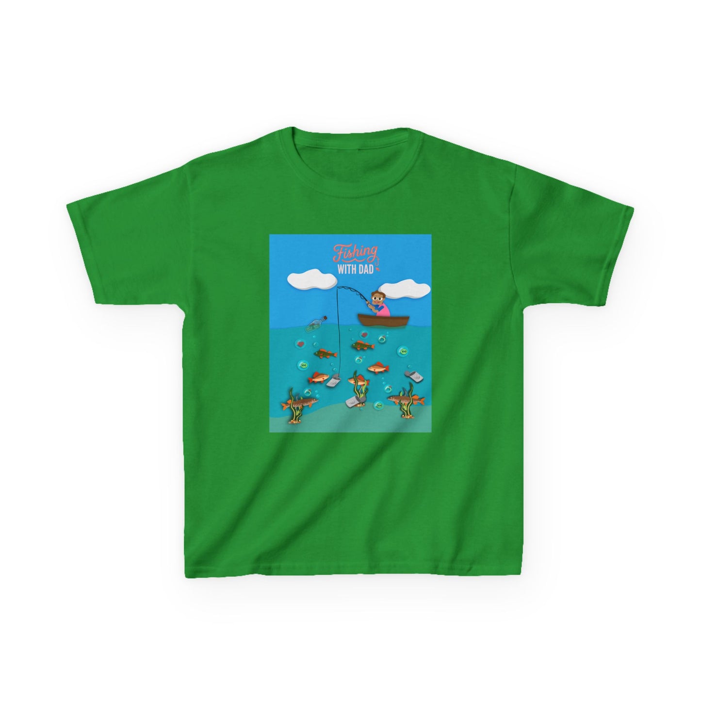 Kids Unisex "Fishing with Dad" Tee